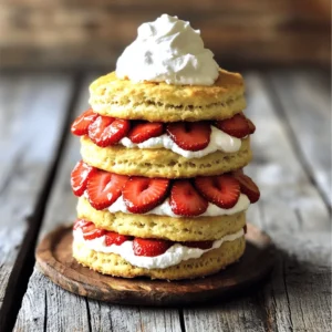 Let’s dive into the ingredients for your vegan strawberry shortcake. This list keeps it simple and delicious. Each item plays a vital role in creating that perfect treat. - 2 cups all-purpose flour - 1/2 cup coconut sugar - 2 teaspoons baking powder - 1/2 teaspoon baking soda - 1/4 teaspoon salt - 1/3 cup coconut oil, melted - 1 cup unsweetened almond milk - 1 tablespoon apple cider vinegar - 1 teaspoon vanilla extract - 2 cups fresh strawberries, hulled and sliced - 2 tablespoons maple syrup (for the strawberries) - 1 can (14 oz) chilled coconut cream (use solid part only) - 2 tablespoons powdered sugar (for the whipped cream) - 1 teaspoon vanilla extract (for the whipped cream) Each ingredient brings its own charm. Coconut sugar adds a rich flavor, while almond milk keeps it creamy. Fresh strawberries are the star here. They give a fresh sweetness that balances perfectly with the whipped coconut cream. You’ll love how all these flavors blend together in this easy recipe. For the full details, check the Full Recipe. - Preheat the oven to 400°F (200°C). - Line a baking sheet with parchment paper. Start by preheating your oven. This step helps the shortcakes rise well. The parchment paper keeps the biscuits from sticking, making cleanup easy. - Whisk together the dry ingredients. - Combine the wet ingredients and mix until smooth. In a large bowl, whisk together the flour, coconut sugar, baking powder, baking soda, and salt. This mix is key for a fluffy biscuit. In another bowl, mix the melted coconut oil, almond milk, apple cider vinegar, and vanilla extract until smooth. Combine these wet and dry ingredients carefully. Stir gently until just mixed. Don't over-mix, as this can make the shortcakes tough. - Knead the dough gently and form biscuits. - Cut out circles and place on the baking sheet. - Bake and cool on a wire rack. Transfer your dough to a floured surface. Knead it gently for about one minute. This helps the dough hold together. Shape it into a round disk, about 1 inch thick. Use a biscuit cutter to cut out circles. Place these on your prepared baking sheet. Bake for 12-15 minutes, or until golden. After baking, let them cool on a wire rack. This cooling helps keep them soft and fluffy. To make great biscuits, you need to be gentle. Avoid over-mixing the dough. Mix just until the dry and wet ingredients come together. Over-mixing can make the biscuits tough. When kneading, use a light touch. Knead for only about one minute. You want the dough to hold together, not be overworked. Strawberries need some love to shine. Toss them with maple syrup to enhance their sweetness. This process is called macerating. Let them sit for about 10 minutes. This time allows the syrup to soak in. You will see the strawberries release their juices, creating a tasty syrup. For a fluffy coconut cream, start with cold coconut cream. Chill a can overnight in the fridge. When ready, scoop out only the solid part. Using a hand mixer, whip it until it’s creamy. Add powdered sugar and vanilla extract for sweetness. You want a light and airy texture, perfect for topping your shortcake. {{image_4}} You can change the sweetness of your vegan strawberry shortcake. Instead of coconut sugar, try agave syrup or date sugar. These options add a different taste. They also blend well with the strawberries. Agave syrup is liquid, so use less liquid in your recipe. Date sugar has a rich flavor and gives a nice texture. Both options keep your dessert vegan and tasty. If you need a gluten-free shortcake, it’s easy to adapt! Just swap all-purpose flour for a gluten-free flour blend. Many blends work great in baking. Look for one that has xanthan gum for better texture. It helps the shortcake rise and stay soft. Your friends and family will love the gluten-free version just as much! Why stick with just strawberries? You can mix in other berries for fun! Blueberries and raspberries add new flavors and colors. They bring their own unique sweetness. You can use a mix of berries too! This way, you celebrate the season and keep things fresh. Each bite will be a surprise! To keep your vegan strawberry shortcake fresh, store it properly. Place the shortcakes in an airtight container. This helps keep them soft and tasty. Store them in the fridge for up to three days. For the strawberries, you can keep them in a bowl. Cover them with plastic wrap to avoid drying out. They should stay good for about two days. If you want to keep the whipped cream, store it in a separate container. It stays fresh for three days in the fridge. If you want to save some shortcakes for later, you can freeze them! First, let the baked shortcakes cool completely. Wrap each one in plastic wrap. Then, place them in a freezer bag. This keeps them safe from freezer burn. You can freeze them for up to three months. When you are ready to eat, take a shortcake out and let it thaw in the fridge overnight. For a quick method, you can thaw it at room temperature for about an hour. Enjoy your delicious vegan strawberry shortcake anytime! Yes, you can use regular sugar. Coconut sugar adds a rich flavor. Regular sugar will work fine, but it lacks the same depth. You can also try other alternatives like brown sugar. Each sweetener changes the taste slightly. You can use cashew cream or soy whipped cream. Both options give a creamy texture. You can also try whipped aquafaba, which is chickpea water. It whips up nicely and is light. Just make sure to sweeten it a bit. The prep time is about 15 minutes. The total time is around 30 minutes. This makes it a quick and fun dessert. You can easily whip it up for a gathering. Enjoy making this sweet treat! You now have a clear guide to make delicious vegan strawberry shortcake. We covered key ingredients, step-by-step instructions, and handy tips for success. You learned about variations and how to store leftovers. Remember, avoid over-mixing and let your strawberries soak in flavor. This dessert is simple to make and can be tailored to your taste. Enjoy your tasty creation and share it with family and friends!