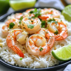 - 1 lb shrimp (peeled and deveined) - 1 cup jasmine rice - 1 1/2 cups coconut milk - 4 cloves garlic (minced) - 1 tablespoon olive oil - 1 tablespoon butter - 1/2 teaspoon red pepper flakes - Salt and pepper to taste - Fresh cilantro leaves (for garnish) - Lime wedges (for serving) When I start making garlic shrimp and rice, I gather the main ingredients first. The shrimp should be peeled and deveined for easy cooking. Jasmine rice adds a lovely aroma and texture to the dish. Coconut milk brings a creamy richness that pairs well with shrimp. Next, I focus on flavor enhancers. Garlic is a must for this recipe. It gives the dish a strong, savory taste. Olive oil and butter work together to create a tasty base for the shrimp. Red pepper flakes add just the right amount of heat. Don't forget to season with salt and pepper for a balanced flavor. Finally, garnishing gives the dish a bright finish. Fresh cilantro adds color and freshness. Lime wedges provide a zesty kick that brightens each bite. Together, these ingredients create a delicious and quick meal. You can find the full recipe and more tips to make this dish shine. Start by rinsing jasmine rice under cold water. Rinse until the water runs clear. This step removes extra starch. Drain the rice well. Next, combine the rinsed rice with 1 1/2 cups of coconut milk in a medium saucepan. This will add creaminess to the dish. Place the saucepan over medium heat. Bring the mixture to a gentle boil. Once it boils, reduce the heat to low. Cover the saucepan with a lid. Let it simmer for 15-18 minutes. The rice will become tender, and the coconut milk will absorb. While the rice cooks, prepare the garlic shrimp. Heat 1 tablespoon of olive oil and 1 tablespoon of butter in a large skillet over medium-high heat. Wait for the butter to melt and bubble. Then, add 4 cloves of minced garlic and 1/2 teaspoon of red pepper flakes. Sauté for about 1 minute. The garlic should smell fragrant, but don’t let it burn. Now, add 1 pound of peeled and deveined shrimp to the skillet. Cook the shrimp for 3-4 minutes. They should turn pink and opaque. Stir occasionally, and season with salt and pepper to taste. Once done, remove the skillet from heat and set it aside. After cooking, fluff the coconut rice with a fork. This makes the grains separate nicely. Divide the rice among serving plates. Top each plate with the garlic shrimp and any sauce left in the skillet. For a fresh touch, garnish with cilantro leaves. Serve with lime wedges on the side for a zesty kick. For the full recipe, check the details above. Enjoy your flavorful meal! To get tender shrimp, avoid overcooking them. Overcooked shrimp turn rubbery and tough. Cook the shrimp for just 3-4 minutes. They should turn pink and opaque. Use medium-high heat for searing. This heat cooks the shrimp quickly and evenly. Keep an eye on them as they cook. Garlic adds great flavor, but it can burn fast. For perfect rice, use a fork to fluff it. This keeps the grains separate. Right after cooking, let the rice rest for five minutes. This step helps the rice finish cooking and absorb steam. After resting, fluff it gently. This will give you a light and airy texture. To store leftovers, place shrimp and rice in airtight containers. They last well in the fridge for 3-4 days. For longer storage, freeze them. When reheating, use low heat to keep shrimp tender. Add a splash of water or broth to the pan. This keeps the dish moist and flavorful. For the best taste, reheat on the stove. Avoid the microwave if you can. It can make shrimp rubbery. For the Full Recipe, check the section above! {{image_4}} You can switch up the protein in this dish. Try using chicken or tofu instead of shrimp. Both options work great and have their own unique flavors. If you want to change the rice, consider using brown rice or quinoa. These grains add different textures and health benefits to your meal. Adding vegetables can boost nutrition and taste. Bell peppers and snap peas add color and crunch. You can also spice things up with curry powder or ginger. These spices bring warmth and depth to the dish, making each bite exciting. For a smoky flavor, try grilling the shrimp. This method adds a char that enhances the taste. You can also use a rice cooker for a simple and easy cooking method. The rice cooker takes the guesswork out of cooking rice, leaving you free to focus on the shrimp. Remember to check out the Full Recipe for more details on how to make this dish! You can store leftover garlic shrimp and rice in the fridge. Keep it in an airtight container. The dish stays fresh for up to three days. If you want to keep it longer, freeze it. Use a freezer-safe bag or container. Label it with the date. It can last up to three months in the freezer. To reheat your meal, the best method is using a skillet. Heat it on low to medium heat. Add a splash of water or broth to keep it moist. Stir gently to warm everything evenly. You can also use the microwave. Place the dish in a microwave-safe bowl. Add a few drops of water. Cover it with a lid or damp paper towel. Heat in short bursts, stirring in between. To avoid rubbery shrimp, do not overheat. Shrimp cooks fast, so keep an eye on it. If it gets too hot, it will toughen up. Aim for just warm, not hot. Enjoy your delicious meal again without losing flavor! Cooking garlic shrimp and rice takes about 30 minutes in total. You will spend 10 minutes prepping and 20 minutes cooking. First, rinse the rice and prepare the shrimp. Then, cook the rice for around 15-18 minutes while you sauté the shrimp. This quick meal is perfect for busy days. Yes, you can use frozen shrimp. Just make sure to thaw them before cooking. You can place them in cold water for about 15-20 minutes. Once they are thawed, peel and devein them if needed. This will save you time but still give you great flavor. There are many options you can serve with garlic shrimp and rice. Some great side dishes include: - Steamed vegetables (like broccoli or green beans) - A fresh salad with lemon dressing - Garlic bread for extra flavor - A chilled white wine or sparkling water to drink These choices will complement your meal well. This recipe is great for meal prep. You can cook the shrimp and rice in advance and store them separately in airtight containers. They will last in the fridge for up to three days. Just reheat the shrimp and rice in a pan or microwave before serving. This makes it easy to enjoy a tasty meal all week long! This blog post covered the key ingredients and steps for making garlic shrimp and rice. You learned how to achieve tender shrimp, perfectly fluffy rice, and creative variations. Meal prep tips and storage advice ensure you can savor this dish later. Always remember, cooking should be both fun and delicious. Enjoy experimenting with flavors and ingredients. Your kitchen is a place to create, so dive in and cook with confidence!