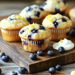 - 1 cup all-purpose flour - 1 cup whole wheat flour - 1 tablespoon baking powder - 1/2 teaspoon baking soda - 1/4 teaspoon salt I love using both all-purpose and whole wheat flour. The all-purpose flour gives the muffins a light texture. The whole wheat adds a nutty flavor and a bit of extra fiber. Mixing these flours helps balance taste and nutrition. - 1 cup plain Greek yogurt - 1/2 cup granulated sugar - 1/4 cup honey - 2 large eggs - 1 teaspoon vanilla extract - Zest of 1 lemon - Juice of 1 lemon Greek yogurt is key for moisture. It makes the muffins rich and creamy. The combination of sugar and honey gives a nice sweetness. The eggs help bind everything together. Lemon juice and zest brighten the flavor, making each bite fresh and zesty. - 1 cup fresh or frozen blueberries - 2 tablespoons melted coconut oil or butter Blueberries are the star of this recipe. They burst with flavor and add a great texture. You can use fresh or frozen. If you use frozen, they still work well! The melted coconut oil or butter adds richness, but you can skip it if you prefer a lighter muffin. You can find the full recipe for these delightful muffins online. Happy baking! First, preheat your oven to 375°F (190°C). This step is key for even baking. Next, prepare your muffin tin by lining it with paper liners or greasing the cups. This helps with easy muffin removal later. Now, let’s mix the dry ingredients. In a large bowl, combine: - 1 cup all-purpose flour - 1 cup whole wheat flour - 1 tablespoon baking powder - 1/2 teaspoon baking soda - 1/4 teaspoon salt Whisk these dry ingredients well. Make sure there are no lumps. In another bowl, add the wet ingredients. You will need: - 1 cup plain Greek yogurt - 1/2 cup granulated sugar - 1/4 cup honey - 2 large eggs - 1 teaspoon vanilla extract - Zest of 1 lemon - Juice of 1 lemon Whisk these until smooth. This helps blend all the flavors together. Now, it’s time to combine the two mixtures. Gently fold the wet ingredients into the dry ones using a spatula. Stir slowly. This helps keep your muffins light and fluffy. Don’t overmix! Overmixing makes the muffins dense. Once you see a few floury spots, stop mixing. Next, it’s time for the blueberries. Add: - 1 cup fresh or frozen blueberries - 2 tablespoons melted coconut oil or butter Fold these in gently. You want to keep the blueberries whole for bursts of flavor. Now, scoop the batter into your prepared muffin cups. Fill each cup about two-thirds full. This allows space for the muffins to rise. Place the muffin tin in your preheated oven. Bake for 18-20 minutes. To check for doneness, insert a toothpick into the center of a muffin. If it comes out clean, they are ready! After baking, let the muffins cool in the tin for about 5 minutes. This helps them set. Then, move them to a wire rack to cool completely. These steps will lead you to a batch of delicious Blueberry Lemon Yogurt Muffins. For the complete recipe, see [Full Recipe]. To get the best muffins, do not overmix the batter. Mixing too much can make the muffins tough. When you mix, just combine until you see no dry flour. This way, your muffins stay light and fluffy. When folding in the blueberries, do it gently. If you stir too hard, the berries will burst and color the batter. Just use a spatula and fold them in lightly. This keeps the berries whole and gives you lovely pops of flavor in each bite. You can add even more flavor to your muffins. Consider adding lemon zest for a bright taste. You might like to include nuts, like walnuts or pecans, for crunch. When it comes to blueberries, fresh berries taste great, but frozen ones work too. If you use frozen berries, do not thaw them first. This helps keep your batter cold, giving you a better rise. Using the right tools helps a lot. A non-stick muffin tin is your best bet. You can also use paper liners for easy cleanup. For mixing, a large bowl works well. I suggest a sturdy spatula for folding the batter. This combo makes mixing fun and easy. With the right tools, your baking will be smooth and enjoyable. For the full recipe, check out the details above. {{image_4}} You can make these muffins gluten-free. Simply replace the all-purpose flour with a gluten-free flour blend. Many blends work well, so pick one you like. Just ensure it has a good balance of starches and protein to mimic regular flour. This way, you can enjoy the same tasty muffins without the gluten. Want to mix it up? Try adding chocolate chips or walnuts for a delightful twist. They add a nice crunch and richness. You can also use other fruits like raspberries or cranberries. They pair well with the lemon and blueberry flavors. Each fruit adds its own unique taste, making each batch special. You can switch up the yogurt too. Use flavored yogurts like vanilla or lemon for extra taste. If you prefer dairy-free options, there are many great alternatives available. Look for coconut or almond-based yogurts. They keep the muffins moist and tasty, making it fun to experiment with flavors. For the full recipe, check out the details above. To keep your blueberry lemon yogurt muffins fresh, store them in an airtight container. This will keep them moist and tasty. You can keep them at room temperature for up to three days. If you want them to last longer, put them in the fridge. They can stay fresh for about a week in the refrigerator. Freezing muffins is a great way to keep them longer. To freeze, let the muffins cool completely. Then, wrap each muffin in plastic wrap. Place them in a freezer bag or container. This method helps prevent freezer burn. You can enjoy them for up to three months. When you're ready to eat a frozen muffin, take it out and let it sit at room temperature for about 30 minutes. For a warm treat, heat it in the microwave for 15-20 seconds. This will make it soft and delicious again. Blueberry lemon yogurt muffins are perfect for any time of day. I love having them for breakfast or as a snack. They also make a great dessert. To make it even better, try pairing these muffins with yogurt or a drizzle of honey. This adds a nice touch and enhances the flavor. Enjoy your muffins fresh from the oven or at room temperature! If you want to explore more recipes, check out the Full Recipe for even more delicious ideas. Blueberry lemon yogurt muffins stay fresh for about 2 to 3 days at room temperature. Keep them in an airtight container to maintain their moisture. If you store them in the fridge, they can last for up to a week. Just make sure to seal them well to prevent them from drying out. Yes, you can easily swap ingredients. If you want less sugar, use less granulated sugar or honey. For flour, you can mix all-purpose flour with whole wheat flour or use a gluten-free blend. You can also use flavored yogurt instead of plain yogurt for a fun taste twist. If your muffins turn out dense, check your mixing technique. Overmixing can cause this issue. Make sure to mix just until combined. You can also try adding a bit more baking powder or soda to lighten the texture. Lastly, ensure your ingredients are fresh, especially baking powder. To make these muffins healthier, reduce the sugar by a third. You can also replace some all-purpose flour with whole wheat flour to add fiber. Adding oats or ground flaxseed can boost nutrition without changing the flavor much. Enjoy these muffins while keeping health in mind! For the full recipe, refer to the earlier section. This blog post covered how to make delicious Blueberry Lemon Yogurt Muffins. We explored ingredients, step-by-step instructions, and tips for perfect texture. Variations like gluten-free options and different mix-ins add fun twists. Proper storage helps keep your muffins fresh. These muffins are a tasty way to enjoy healthy snacks or breakfast. Remember, baking is about having fun and experimenting. Enjoy every bite!