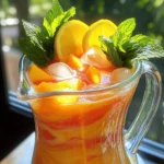 Fresh ingredients make this peach lemonade burst with flavor. Here’s what you need: - 4 ripe peaches, pitted and diced - 1 cup freshly squeezed lemon juice - 1/2 cup honey or agave syrup - 4 cups cold water - Optional garnishes: fresh mint leaves, lemon slices, ice cubes Using ripe peaches ensures a sweet, juicy flavor. I love picking them when they are perfectly soft. Freshly squeezed lemon juice adds the right zest. Honey or agave syrup gives it a touch of sweetness. You can adjust the sweetness based on your taste. Cold water makes it refreshing, especially on hot days. For garnishes, fresh mint leaves not only look great but also add a nice aroma. Lemon slices add a pop of color and extra flavor. Ice cubes keep your lemonade chilled and enjoyable. Using these fresh ingredients will give you a delicious drink perfect for summer. For the full recipe, check out the detailed steps to make this delightful drink. First, you need ripe peaches. Take four ripe peaches and dice them into small pieces. Place the diced peaches in your blender. Add one cup of cold water. Blend the mixture on high until it is smooth and creamy. Next, take a fine mesh sieve and strain the peach puree into a large pitcher. This will help you get the juice out and leave the pulp behind. Use a spatula to press down on the puree. This step ensures you extract all the delicious peach juice. Now, it's time to add flavor! Pour the freshly strained peach juice into the pitcher. Next, add one cup of freshly squeezed lemon juice. This is about four to six lemons. Then, mix in half a cup of honey or agave syrup. Stir well until the sweetener fully dissolves. Finally, pour in the remaining three cups of cold water. Stir gently to combine everything. Take a sip to check the sweetness. If you want it sweeter, add more honey or agave syrup. Once everything is mixed, place the pitcher in the refrigerator. Chill for at least thirty minutes. This helps the flavors come together. When you're ready to serve, fill glasses with ice cubes. Pour the refreshing peach lemonade over the ice. For a pretty touch, garnish each glass with a slice of lemon and a few fresh mint leaves. This will make your drink look even more inviting. Enjoy every sip of this refreshing summer drink! To make your peach lemonade just right, you can customize the sweetness. Use honey or agave syrup to find your perfect balance. Start with half a cup, then taste the lemonade. If you want it sweeter, add more sweetener. Always taste before chilling to ensure you love the flavor. The key to great peach lemonade is ripe, seasonal peaches. Look for peaches that are soft but not mushy. These will give the best flavor. Serve your lemonade right away for the best taste. If you need to store it, keep it in an airtight container in the fridge. A beautiful drink is more fun to enjoy. Use colorful garnishes like lemon slices and fresh mint leaves. They add a nice touch. For an extra cool experience, chill your glasses before pouring in the lemonade. This keeps your drink cold and refreshing longer. {{image_4}} You can mix in other fruits like strawberries or raspberries. These fruits add a new twist to your peach lemonade. I love the bright colors they bring. You can create a mixed berry lemonade twist. Simply blend your choice of berries with the peaches. This mix gives a gorgeous hue and a burst of flavor. You can experiment with herbs like basil or rosemary. Adding fresh herbs can enhance the drink's aroma and taste. Basil provides a sweet, peppery flavor, while rosemary gives a warm touch. You might also try adding ginger or lemon zest for extra zing. Ginger adds a spicy kick, while lemon zest brightens the drink. These small changes make it even more refreshing and fun. If you want a different flavor profile, use maple syrup instead of honey. Maple syrup gives a warm, earthy taste. It pairs well with peaches and lemon. You could also consider using stevia for a sugar-free option. Stevia is a natural sweetener that won’t add calories. It’s a great choice for those watching their sugar intake. For the full recipe, check out the Sun-Kissed Peach Lemonade section. Keep leftover lemonade in an airtight pitcher in the refrigerator. This helps maintain its fresh taste. Consume it within 3-4 days for the best flavor. After that, it may lose its bright taste and aroma. You can freeze leftover lemonade in ice cube trays for later use. This is a great way to save extra lemonade. You can toss these cubes into drinks or use them in smoothies. They add a refreshing twist to any drink and make slushies easy to create. Just blend the frozen lemonade cubes with some fruit for a quick treat. Yes, but ensure they are thawed and drained before blending. Frozen peaches can work well. They are great if fresh ones are not available. Just make sure they are soft enough to blend smoothly. Swap honey for agave syrup or another vegan sweetener. Agave syrup is a wonderful option. It provides sweetness without animal products. You can also use maple syrup or coconut sugar if you prefer. Yes, add more sweetener to balance the tartness of the lemons. If you find it too sour, simply mix in more honey or agave syrup. This way, you can find the perfect taste for your lemonade. Yes, it's best to prepare it a few hours ahead for optimal flavor integration. Making it in advance allows the flavors to meld together. This step will make every sip even more enjoyable! In this blog post, we explored how to make a refreshing peach lemonade. We covered fresh ingredients needed for the best taste. We also provided step-by-step instructions to prepare it perfectly. Tips included how to achieve ideal sweetness and ways to enhance its look. You can try fun variations or store leftovers for later use. Making this tasty drink is easy and rewarding. Enjoy your homemade peach lemonade anytime you crave something sweet and cool!