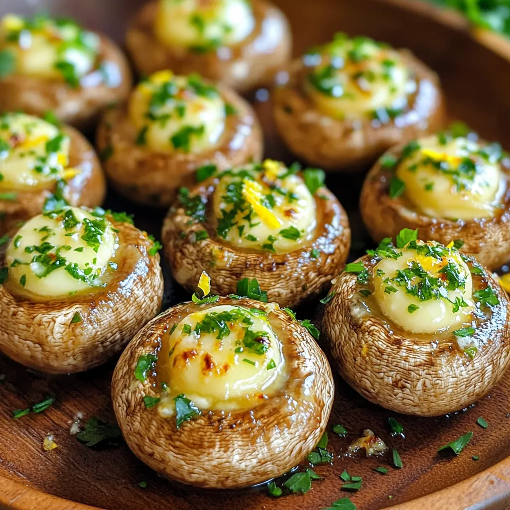 Here’s what you need for air fryer garlic butter mushrooms. These ingredients make the dish rich and tasty. - 16 oz (450g) baby bella mushrooms, thoroughly cleaned and stems trimmed - 4 tablespoons unsalted butter, melted - 4 cloves garlic, minced finely - 1 tablespoon fresh parsley, chopped - 1 teaspoon dried thyme - Salt and freshly ground black pepper to taste - Zest of 1 lemon (optional, for an extra burst of brightness) Each ingredient plays a key role in flavor. The baby bella mushrooms are meaty and absorb the garlic butter well. The unsalted butter adds creaminess without being too salty. Fresh garlic brings that strong, aromatic kick. Adding parsley gives a fresh touch, while thyme adds depth. A pinch of salt and pepper rounds out the taste. If you want something special, lemon zest brightens the dish. Gather these ingredients before you start cooking. This way, you have everything ready to create this delicious treat. To start, take a medium bowl. Combine the melted butter, minced garlic, chopped parsley, dried thyme, lemon zest, salt, and pepper. Stir the mixture well until everything blends evenly. This garlic butter will make the mushrooms taste amazing. Next, add the cleaned baby bella mushrooms to the bowl. Toss each mushroom in the garlic butter mixture. Make sure they are all coated evenly. This step is key for flavor. Now it's time to cook. Preheat your air fryer to 375°F (190°C) for about 3-5 minutes. This helps the mushrooms cook evenly. Once ready, arrange the mushrooms in a single layer in the basket. If your air fryer is small, you may need to do this in batches. Cook the mushrooms for 10-12 minutes. Shake the basket halfway to help them brown nicely. They are done when they are tender and golden. Enjoy the delicious aroma! To get the best mushrooms, cook them for 10-12 minutes. This gives them a nice tender bite. Always preheat your air fryer to 375°F (190°C) for 3-5 minutes. This step helps the mushrooms cook evenly. You can add more seasonings to boost taste. Try adding chili flakes for heat or a dash of soy sauce for umami. Fresh herbs, like parsley, give a bright taste. Dried herbs also work, but fresh herbs are always better. These mushrooms pair well with steak or grilled chicken. You can also serve them over pasta for a hearty meal. For a nice touch, drizzle some leftover garlic butter on top. Garnish with extra parsley to make your dish pop! {{image_4}} You can switch up the mushrooms in this recipe. While I love baby bella mushrooms, other types work great too. Try using cremini, shiitake, or even button mushrooms. Each type brings a unique taste. Experiment to find your favorite! If you enjoy spice, add some heat to your mushrooms. A pinch of chili flakes can give your dish a nice kick. You can also drizzle hot sauce for extra flavor. Adjust the amount based on your heat level preference. It’s a fun twist! For a vegan option, use plant-based butter. This swaps out the dairy but keeps the rich flavor. You can still enjoy that garlic goodness without any animal products. Just make sure to check the labels for hidden ingredients. To keep your air fryer garlic butter mushrooms fresh, follow these steps: - Let the mushrooms cool to room temperature. - Place them in an airtight container. - Store them in the fridge for up to three days. Using a glass container helps keep the mushrooms from getting mushy. If you want to use a plastic container, make sure it seals tightly. Reheating is easy and can bring back the mushrooms' original flavor. Here’s how: - Air Fryer Method: Preheat your air fryer to 350°F (175°C). Place the mushrooms in a single layer. Heat for about 5-7 minutes until warm. - Microwave Option: Put the mushrooms on a plate. Cover with a damp paper towel. Heat for 1-2 minutes, checking often. Avoid reheating mushrooms too long, or they will become tough. You can freeze cooked mushrooms for later use. Here are some tips: - Let the mushrooms cool completely before freezing. - Place them in a freezer-safe bag or container. - Remove as much air as possible to avoid freezer burn. To thaw, move them to the fridge overnight. Reheat them in the air fryer or microwave as mentioned above. Freezing may change the texture slightly, but they will still taste great! Yes, you can! While baby bella mushrooms are great, you can try others too. White button mushrooms work well. Shiitake or portobello mushrooms add unique flavors. Just make sure to adjust the cooking time for larger mushrooms. Mushrooms are done when they turn tender and golden. They should feel soft but not mushy. You can also taste one to check if it's cooked to your liking. Absolutely! You can make the garlic butter a day ahead. Just store it in the fridge in a sealed container. When you are ready to cook, warm it slightly to melt before tossing in the mushrooms. These mushrooms pair well with many dishes. You can serve them alongside steak, chicken, or fish. They also make a great topping for pasta or a delicious addition to salads. To keep mushrooms crisp, avoid overcrowding the air fryer. Use a single layer and shake the basket halfway through cooking. This allows hot air to circulate and keeps them from getting soggy. This post covered how to make delicious air fryer garlic butter mushrooms. We discussed the ingredients, including baby bella mushrooms, garlic, and herbs. I outlined the steps for mixing the garlic butter, coating the mushrooms, and air frying them just right. Tips helped with texture and flavor. You can adjust this recipe with different mushrooms or spices. Store leftovers properly for later enjoyment. Try this dish as a tasty side! Have fun experimenting with flavors!