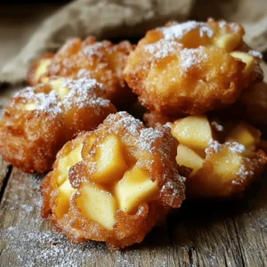 - 2 medium apples (preferably Granny Smith or Honeycrisp), peeled and diced into small cubes - 1 cup all-purpose flour - 1 teaspoon baking powder - 1/2 teaspoon ground cinnamon - 1/4 teaspoon ground nutmeg - 1/4 teaspoon salt - 1/4 cup granulated sugar - 1/2 cup milk - 1 large egg, beaten - 1 teaspoon vanilla extract - 1 tablespoon fresh lemon juice - Cooking spray for greasing - Optional: Powdered sugar for dusting You will need fresh apples for this recipe. Granny Smith or Honeycrisp apples work best. Their tartness balances the sweet flavors. Next, gather your dry ingredients. You need flour, baking powder, cinnamon, nutmeg, salt, and sugar. These will give your fritters structure and flavor. Now, for the wet ingredients. You will need milk, a large egg, vanilla extract, and lemon juice. The lemon juice helps keep the apples fresh and adds a nice zing. Finally, don’t forget about cooking spray. This helps your fritter bites cook evenly without sticking. If you like, you can add powdered sugar on top for a sweet finish. Each ingredient plays a key role in making these fritters tasty and fun. Enjoy the process and get ready for a delicious treat! Start by peeling the apples. I like to use Granny Smith for their tartness. Dice the apples into small cubes. This helps them cook evenly. In a medium bowl, toss the diced apples with lemon juice. The lemon juice keeps the apples fresh and bright. Set the bowl aside. Let the apples soak in the flavor for a bit. Next, grab a large mixing bowl. In this bowl, add 1 cup of all-purpose flour. Then, mix in 1 teaspoon of baking powder. Add 1/2 teaspoon of ground cinnamon and 1/4 teaspoon of ground nutmeg. These spices give the fritters a warm flavor. Don’t forget to add 1/4 teaspoon of salt and 1/4 cup of granulated sugar. Whisk everything together until it is well blended. Make sure there are no lumps. Now, take another bowl to mix your wet ingredients. Pour in 1/2 cup of milk. Add 1 beaten egg and 1 teaspoon of vanilla extract. Stir this mixture well. Then, gently mix the wet ingredients into the dry ingredients. Be careful not to overmix; just combine until it is smooth. Finally, fold in the prepared apples with a spatula. This ensures each bite has apple goodness. Preheating the air fryer is key for great texture. Set it to 350°F (175°C). Let it heat for about 5 minutes. This step helps the fritter bites cook evenly and get that nice crisp. Now, it’s time to cook! Lightly spray the air fryer basket with cooking spray. This keeps the fritter bites from sticking. Use a tablespoon to drop small mounds of batter into the basket. Don’t crowd them; leave space for air to flow. Cook for about 10-12 minutes. Watch them turn golden brown! Halfway through cooking, gently flip the fritter bites. Use tongs or a spatula to turn them. This helps both sides crisp up. To check doneness, look for a golden color. If they don’t look done, you can add a few more minutes. Enjoy the smell! {{image_4}} For the best fritter bites, I recommend using Granny Smith or Honeycrisp apples. These apples have a nice balance of sweetness and tartness. Their firm texture holds up well during cooking. If you prefer sweeter bites, Honeycrisp is a great choice. For a tart flavor, go with Granny Smith. Always choose fresh apples for the best taste. Mixing is key, but overmixing can ruin the fritter bites. When combining wet and dry ingredients, stir gently. Just mix until you see no dry flour. A few lumps are okay. This keeps the fritters light and fluffy. If you overmix, the fritters can turn out tough and chewy. Serve your fritter bites warm for the best flavor. Place them on a decorative platter to impress your guests. Dust them with powdered sugar for a sweet touch. You can also add a side of caramel or vanilla sauce for dipping. This makes the treat even more indulgent. Enjoy the compliments! You can change the taste of your apple fritter bites by adding spices. Cinnamon is a classic choice. You can also try nutmeg or ginger for a warm flavor. Want a twist? Add a dash of cardamom. This spice brings a unique taste. You might even mix in some lemon zest for a fresh kick. Instead of just powdered sugar, think about other toppings. You can dip the fritter bites in chocolate. Melted dark chocolate adds a rich flavor. For a fun twist, use caramel sauce. Drizzle it on top for extra sweetness. You can also try a glaze made from powdered sugar and milk. It adds a shiny finish that looks great. If you need a gluten-free option, it’s simple to adapt. Substitute all-purpose flour with gluten-free flour. Many brands work well in this recipe. Just make sure it’s a 1:1 blend for the best results. Also, check if your baking powder is gluten-free. This way, you can enjoy the same tasty fritter bites without worry. Yes, you can use different apples. Granny Smith gives a tart taste. Honeycrisp adds a nice sweetness. Other apples like Fuji or Gala work too. Just pick what you like best for flavor. To store leftovers, let them cool first. Place them in an airtight container. You can keep them in the fridge for about three days. If you want to keep them longer, freeze them. Just make sure they are in a freezer-safe bag. Yes, you can reheat fritter bites in the air fryer. Set it to 350°F (175°C). Heat them for about 3-5 minutes. This will make them warm and crispy again. In this blog post, I shared how to make delicious apple fritter bites. We covered the right ingredients, step-by-step instructions, and helpful tips. You learned about choosing apples, avoiding overmixing, and even making gluten-free options. Try these bites for a fun snack or dessert. Experiment with flavors and toppings to enjoy even more. I hope you feel ready to make your own tasty fritters. Enjoy every crunchy, sweet, and warm bite!