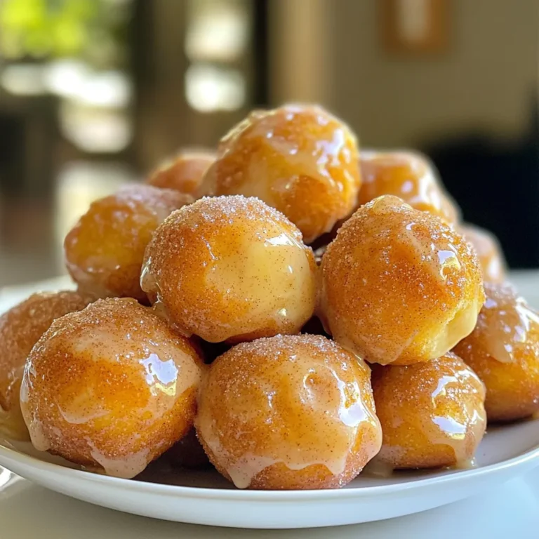 To make delicious cinnamon sugar pretzel bites in the air fryer, you'll need simple ingredients. Here’s what you need to gather: - 1 cup warm water (110°F to 115°F) - 2 tablespoons granulated sugar - 1 packet (2 1/4 teaspoons) active dry yeast - 3 cups all-purpose flour - 1 teaspoon salt - 1/4 cup baking soda - 1/4 cup unsalted butter, melted - 1/2 cup granulated sugar (for coating) - 1 tablespoon ground cinnamon Each ingredient plays a key role in the final product. The warm water helps activate the yeast. The sugar feeds the yeast, making it bubble. Flour gives the pretzel bites their shape and chew. Salt adds flavor, while baking soda helps with the boiling process. Butter brings richness, and cinnamon sugar gives that sweet finish. Gather these items, and you’ll be ready to make a tasty snack that’s easy to share! - First, combine 1 cup of warm water with 2 tablespoons of granulated sugar. - Next, sprinkle 1 packet of active dry yeast on top. Let it sit for about 5 minutes. You want it to foam and bubble. - In a large bowl, mix 3 cups of all-purpose flour with 1 teaspoon of salt. - Create a well in the center. Pour in the yeast mixture and 1/4 cup of melted unsalted butter. Stir until the dough comes together. - Transfer the dough to a floured surface. Knead it for about 5 minutes until smooth. - Form the dough into a ball, place it in a greased bowl, and cover it with a damp cloth. Let it rise in a warm spot for about 30 minutes or until it doubles. - While the dough rises, preheat your air fryer to 350°F (175°C). - In a medium pot, bring 4 cups of water to a boil. Stir in 1/4 cup of baking soda carefully. - Once the dough has risen, punch it down gently. Roll it into ropes about 1 inch thick. Cut each rope into 1-inch pieces. - Working in batches, drop 6 to 8 pretzel bites into the boiling water. Cook for 30 seconds, then remove them with a slotted spoon. Let them drain on a towel. - Place the drained pretzel bites in a single layer in the air fryer basket. Air fry for 8 to 10 minutes until golden brown. - While they cook, mix 1/2 cup of granulated sugar with 1 tablespoon of ground cinnamon in a shallow bowl. - Once cooked, toss the warm pretzel bites in the cinnamon sugar mix. Make sure each bite is coated well. - Enjoy your tasty cinnamon sugar pretzel bites warm! Kneading the dough is key. It helps make the pretzel bites chewy. Knead for about five minutes until smooth. This step builds the gluten structure. For rising, find a warm spot. Cover the dough with a damp cloth. A good place is near a warm oven. Let it rise until it doubles in size, about 30 minutes. This makes the pretzel bites light and fluffy. Set your air fryer to 350°F (175°C). This temperature gives a nice golden color. Cook the pretzel bites for 8 to 10 minutes. Keep an eye on them to avoid overcooking. When they smell good, they are ready. If they cook too long, they can get hard. Check them a few minutes before the time is up. This way, you catch them just right. Timing for the coating is important. Toss the warm pretzel bites in cinnamon sugar right after frying. This helps the sugar stick well. Make sure each bite is covered fully for the best flavor. You can also try other toppings. Think about a sprinkle of sea salt or a drizzle of chocolate. These can add a twist to your pretzel bites. Have fun and get creative with your toppings! {{image_4}} You can change up the flavors of your pretzel bites. Try these fun ideas: - Chocolate chip stuffed pretzel bites: Roll the dough around chocolate chips. This makes a sweet treat inside. - Cheese-filled pretzel bites: Add small cubes of cheese before sealing the dough. Warm, gooey cheese makes every bite special. The coating can also be fun to switch. Here are some tasty options: - Pumpkin spice sugar: Mix pumpkin spice with sugar for a seasonal twist. This adds warm, cozy flavors. - Vanilla glaze alternatives: Drizzle a sweet vanilla glaze over the bites instead of cinnamon sugar. This turns your pretzel bites into a dessert! How you serve these pretzel bites can make them even better. Here are some ideas: - Suggested dips: Serve with cream cheese or caramel for dipping. Both add a rich taste to each bite. - Pairing with beverages: Enjoy these bites with apple cider or hot chocolate. The sweet flavors will complement each other perfectly. To store unused pretzel bites, let them cool completely first. Place them in an airtight container. You can keep them at room temperature for up to two days. For best taste, eat them fresh. If you have extra bites, you can wrap them tightly in plastic wrap. For freezing, arrange the pretzel bites in a single layer on a baking sheet. Freeze them for about an hour until firm. Then, transfer them to a freezer-safe bag. Remove as much air as possible. They will stay fresh for up to three months. When you're ready to enjoy them, thaw the bites in the fridge overnight. Reheat them in the air fryer at 350°F for about 5 minutes. This will restore their crispness and warmth. At room temperature, these pretzel bites last about two days. After that, they may dry out or become stale. Signs of spoilage include a hard texture or a sour smell. If you see any mold, it's best to toss them out. Always check for freshness to ensure a tasty snack! Yes, you can make these pretzel bites gluten-free. Use a gluten-free flour blend. Look for a blend with xanthan gum for the best texture. You might need to adjust the amount of water. Start by adding a little less, then add more as needed. These pretzel bites take about 1 hour and 15 minutes to make. This includes rising time, boiling, and air frying. Prep time is only 15 minutes, so they are quick and fun to make! If your dough doesn’t rise, check your yeast. Make sure it is fresh and active. If the water is too hot or cold, it can kill the yeast. It should be warm, around 110°F to 115°F. Try again with a new batch of yeast if needed. Yes, you can freeze the dough. After kneading, wrap it tightly in plastic wrap. Store it in an airtight container. When ready to use, thaw it in the fridge overnight. Let it rise again before boiling and air frying. Making pretzel bites is fun and satisfying. You learned the ingredients and steps needed, from activating yeast to air frying. I shared tips to perfect your dough and ideas for flavors and coatings. You can store, freeze, and enjoy these bites easily. Experiment with dips and topping options to make them your own. Now, you have all you need to create delicious pretzel bites. Enjoy this tasty treat anytime!