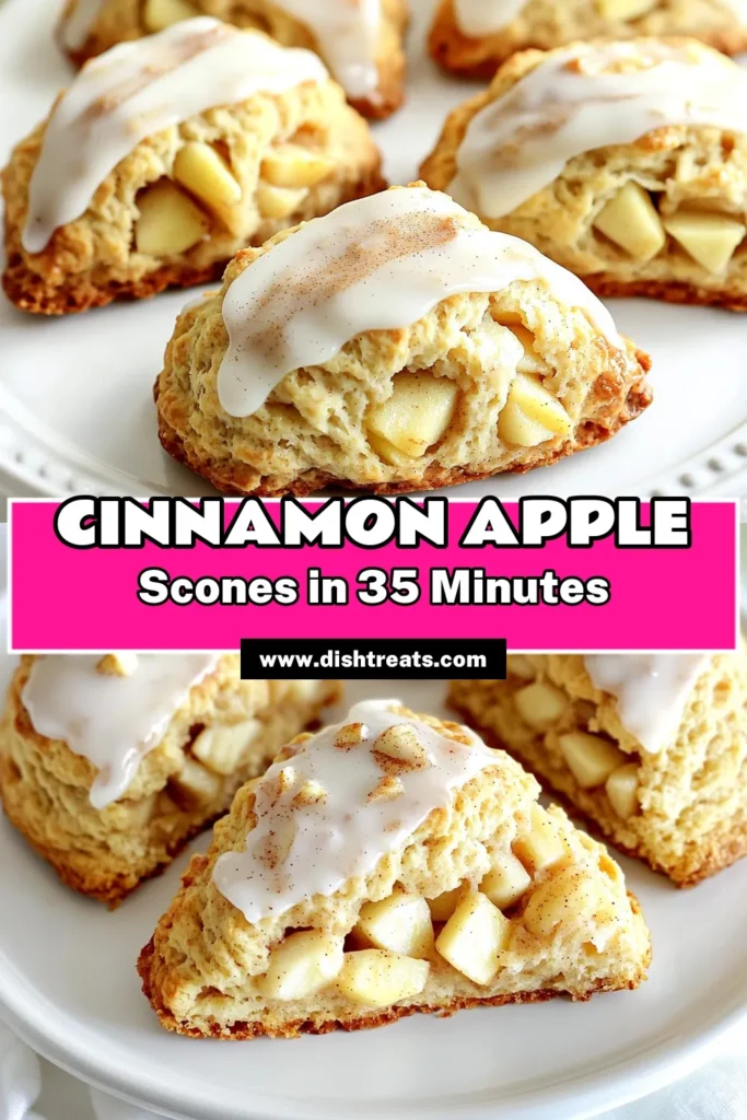 Indulge in the warm, comforting flavors of Cinnamon Apple Delight Scones! This easy recipe combines fresh apples and cinnamon for a delightful treat perfect for any occasion. With simple ingredients and straightforward steps, you'll be savoring these delicious scones in no time. Click through to discover the full recipe and impress your friends and family with your baking skills today! #CinnamonAppleScones #BakingFun #SconeRecipe #FallTreats