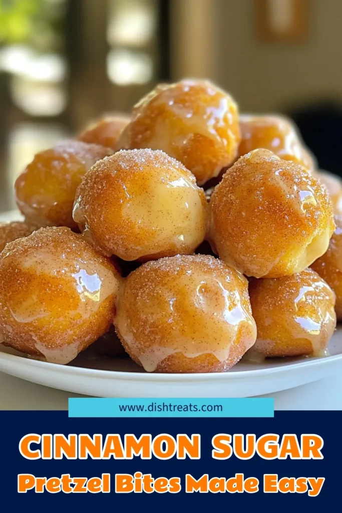 Indulge in the irresistible flavor of cinnamon sugar pretzel bites with this easy recipe! Perfectly chewy, these delightful bites are air-fried for a healthier twist and coated in sweet cinnamon sugar for a scrumptious dessert or snack. Discover how simple it is to make these treats at home and impress your friends and family. Click through for the full recipe and elevate your snacking game today! #CinnamonSugarPretzels #SnackIdeas #HomemadeTreats #BakingFun
