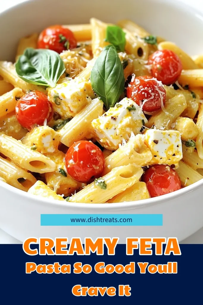 Elevate your dinner game with this Creamy Baked Feta Pasta Delight! Packed with flavor from roasted cherry tomatoes and garlic, this easy recipe comes together quickly for a satisfying meal that's sure to impress. Perfect for weeknight dinners or gatherings, it's both creamy and comforting. Click to explore the full recipe and bring this delicious dish to your kitchen tonight! #BakedFetaPasta #PastaRecipes #EasyDinner #CreamyPasta