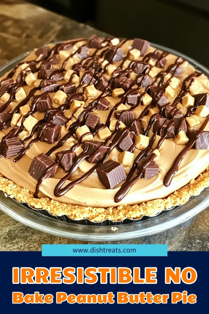 Indulge in the ultimate dessert with this No-Bake Peanut Butter Cup Pie! Perfect for any occasion, this easy recipe combines a crumbly graham cracker crust with a creamy peanut butter filling and topped with chocolate sauce and mini peanut butter cups. In just 20 minutes of prep time, you’ll have a stunning pie that everyone will love. Click through to explore the full recipe and treat yourself today!