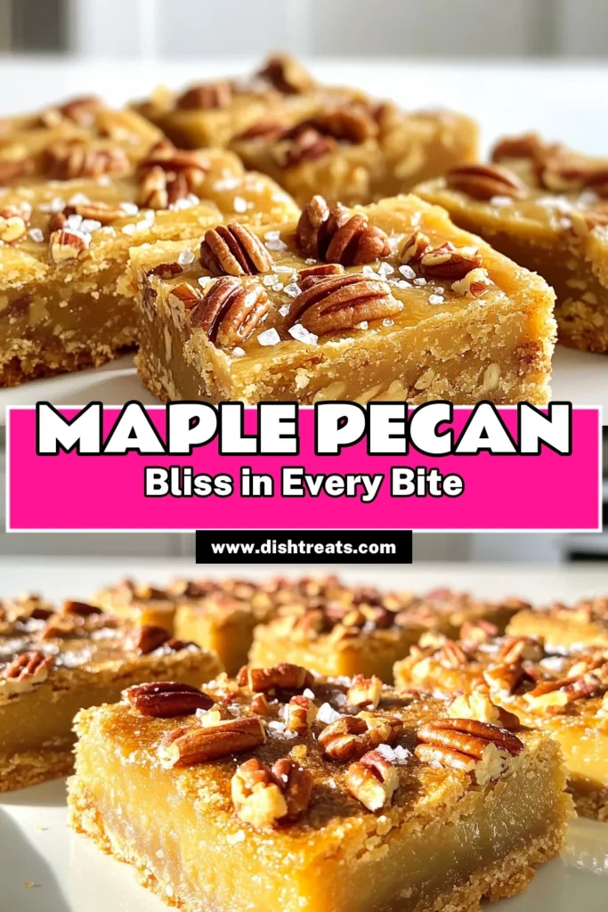 Indulge in the sweet and nutty goodness of Brown Butter Maple Pecan Shortbread Bars! These delightful treats are made with rich brown butter and pure maple syrup, delivering a heavenly flavor in every bite. Perfect for any occasion, these bars are easy to prepare and will impress your family and friends. Ready to satisfy your sweet tooth? Click through for the full recipe and unleash your inner baker! #ShortbreadBars #MaplePecan #DessertRecipe #BakingJoy