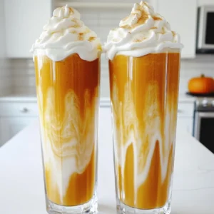 - 1 cup cold brew coffee - 1/2 cup vanilla ice cream - 1/2 cup pure pumpkin puree The core of your Pumpkin Cream Cold Brew Milkshake lies in these three ingredients. Cold brew coffee gives it a rich, smooth taste. Vanilla ice cream adds creaminess and sweetness. Pure pumpkin puree provides that warm autumn flavor we all love. - 2 tablespoons packed brown sugar - 1 cup milk (choose between dairy or your favorite non-dairy alternative) - Whipped cream, for topping You can adjust the sweetness by adding brown sugar. Select any milk you like, whether it’s whole, skim, almond, or oat milk. Whipped cream is a fun way to top it off, making it even more indulgent. - Pumpkin pie spice - Additional toppings To finish, sprinkle pumpkin pie spice on top. You can also add chocolate shavings, crushed cookies, or even caramel drizzle for extra flair. These touches will make your milkshake look as good as it tastes! - Start by adding 1 cup of cold brew coffee to your blender. - Next, add 1/2 cup of vanilla ice cream for a creamy base. - Then, mix in 1/2 cup of pure pumpkin puree. - Add 2 tablespoons of packed brown sugar to sweeten. - Sprinkle in 1/2 teaspoon of pumpkin pie spice for flavor. - Pour in 1 cup of milk, choosing dairy or a non-dairy alternative. - Blend all ingredients on high speed. - Blend until the mix is smooth and creamy. - This should take about 30 seconds. - Carefully pour the milkshake into two tall glasses. - Top each one with a swirl of whipped cream. - Finish with a sprinkle of extra pumpkin pie spice for flair. For a festive touch, serve with fun straws and pumpkin-shaped cookies! To make your milkshake just right, you can adjust the sweetness. After blending, taste the milkshake. If you want it sweeter, add more brown sugar. Blend again to mix it well. You can also use honey or maple syrup instead of brown sugar. Both options add a unique flavor. To get the best blend, start with the cold brew and ice cream. Make sure to add the pumpkin puree and sweeteners before the milk. This order helps everything combine well. Blend on high for about 30 seconds. You want a creamy and smooth texture. If it seems thick, add a bit more milk. Blend again for a few seconds. For a great presentation, use tall glasses. Pour the milkshake in slowly to avoid spills. Top each one with whipped cream for a rich finish. Sprinkle some pumpkin pie spice on top for extra flavor. Serve with festive straws and small pumpkin-shaped cookies. This makes a fun autumn treat! {{image_4}} You can change up the spices in your milkshake. Nutmeg and cinnamon add warmth and depth. A hint of nutmeg can give it a cozy feel. Cinnamon brings a sweet and spicy note. Consider adding chocolate or caramel for a treat. A drizzle of chocolate syrup makes it rich. Caramel adds a sweet, buttery flavor. These can make your milkshake even more special. For a dairy-free version, use plant-based ice creams. Almond, coconut, or oat ice cream works well. These options keep the creamy texture while being dairy-free. You can also swap regular milk for non-dairy milk. Almond milk or oat milk are great choices. They blend well, ensuring a smooth milkshake. You can add fun holiday twists to your drink. An eggnog flavor can bring a festive vibe. This adds a creamy, spiced taste to your milkshake. In summer, try using frozen fruits. Frozen bananas or berries can make it fruity and refreshing. Blend them in for a fun twist on the classic recipe. To keep your Pumpkin Cream Cold Brew Milkshake fresh, store it in the fridge. Use an airtight container to avoid air. This will help keep the flavors and creaminess intact. If you want to store it longer, you can freeze it. Pour the milkshake into ice cube trays for easy serving later. Once frozen, transfer the cubes to a freezer bag. This makes blending a quick treat later on. If you stored your milkshake in the fridge, give it a good shake before drinking. If it looks too thick, add a splash of milk. Blend it for a few seconds to mix everything well. For the frozen version, blend the cubes with a little milk. This will bring it back to that creamy goodness. In the fridge, your milkshake lasts about 1-2 days. After that, it might lose its taste and texture. Always check for signs of spoilage. If it smells off or changes color, it's best to throw it away. Eating fresh is key to enjoying this tasty treat! Yes, you can use regular coffee. Just brew it strong. Let it cool before using. Cold brew is smoother and less acidic, which gives the milkshake a rich flavor. If you prefer, experiment with both types to find your favorite. To make this pumpkin cream cold brew milkshake vegan, swap the vanilla ice cream for a dairy-free version. Use almond, oat, or coconut milk as your milk option. Make sure the brown sugar you use is vegan-friendly, as some sugars are processed with bone char. You can get creative with toppings! Try crushed graham crackers for a crunchy texture. Chocolate syrup adds sweetness and richness. Nuts like pecans or walnuts can lend a nice crunch. Whipped coconut cream is a great vegan alternative, too. The milkshake has some health benefits. Pumpkin is rich in vitamins and fiber. However, it does contain sugar and ice cream. Enjoy it as a treat rather than a daily drink. Balance it with healthy meals for a better diet. Yes, you can easily double or triple the recipe. Just adjust the ingredient amounts accordingly. Blend in batches if your blender is small. This milkshake is perfect for gatherings, so make enough to share with friends and family! This blog post covered delicious ingredients for a pumpkin coffee milkshake. We explored essential and optional ingredients, like cold brew coffee and pure pumpkin puree. You learned how to blend it all for the perfect texture and add toppings for fun. I shared tips on customizing sweetness and presented variations to suit your taste. In closing, enjoy crafting this treat to fit any season. Trust your taste buds, and have fun experimenting!