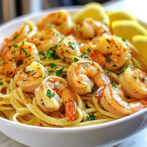- 1 lb large shrimp, peeled and deveined - 8 oz linguine or spaghetti - 4 tablespoons unsalted butter - 4 tablespoons extra virgin olive oil - 5 cloves garlic, finely minced - 1 teaspoon red pepper flakes - Zest and juice of 1 lemon - Salt and freshly ground black pepper to taste - Fresh parsley, chopped - 1/2 cup low-sodium chicken broth - 1/4 cup grated Parmesan cheese In this dish, I focus on fresh shrimp and simple pasta. The ingredients are key to a rich flavor. Large shrimp are best, as they soak up the garlic butter well. I prefer linguine or spaghetti, but any pasta works. I love using unsalted butter and extra virgin olive oil together. They create a smooth, rich base. Garlic is essential here. It brings warmth and a punch of taste. You can adjust the red pepper flakes to fit your spice level. A bit of heat makes the dish lively. Lemon adds brightness with its zest and juice. It cuts through the butter, making each bite pop. A sprinkle of fresh parsley gives color and freshness. If you want to boost the dish, chicken broth adds depth. Parmesan cheese can enhance the creaminess too. These extras can elevate your meal from good to great! {{ingredient_image_2}} To start, bring a large pot of water to a rolling boil. Add a generous amount of salt. This helps flavor the pasta. Next, add 8 oz of linguine or spaghetti. Cook according to the package instructions, usually about 8-10 minutes. You want it al dente. Once done, drain the pasta. Remember to save 1/2 cup of pasta water for later! In a large skillet, heat 2 tablespoons of unsalted butter with 2 tablespoons of extra virgin olive oil over medium heat. Once the butter melts, add 5 cloves of finely minced garlic and 1 teaspoon of red pepper flakes. Cook for 1-2 minutes. You want the garlic fragrant and lightly golden. Keep an eye on it, so it doesn’t burn. Now, add 1 lb of peeled and deveined shrimp to the skillet. Season the shrimp with salt and freshly cracked black pepper. Cook for 2-3 minutes on one side. When they turn pink, flip them over. Cook for another 2-3 minutes until they are fully opaque. Next, pour in 1/2 cup of low-sodium chicken broth and the juice from one lemon. Use a wooden spoon to scrape up any tasty bits stuck to the bottom. Bring the mix to a gentle simmer. Let it cook for 2-3 minutes, so the flavors blend nicely. Lower the heat and add the remaining 2 tablespoons of butter, the drained pasta, and the lemon zest. Also, add the reserved pasta water. Toss everything with tongs until the pasta is coated in the sauce and warmed through. To serve, take the skillet off the heat. Garnish with chopped fresh parsley and optional grated Parmesan cheese. Serve in a large, shallow pasta bowl. For a nice look, arrange lemon wedges around the bowl and sprinkle extra parsley on top. Enjoy your meal! To make your dish just right, adjust the red pepper flakes. Start with one teaspoon. If you like heat, add more. You can also choose different spices. Try smoked paprika for a deeper flavor, or lemon zest for a fresh twist. Fresh shrimp is best, but frozen works well too. Look for shrimp that is firm and smells clean. When choosing size, larger shrimp makes a better dish. They cook evenly and look great on the plate. Always buy shrimp that is peeled and deveined for ease. To avoid rubbery shrimp, don’t overcook them. Cook shrimp until they turn pink and opaque. This usually takes just 4-6 minutes. For perfect pasta, cook until al dente. Drain it, but save some pasta water. This water helps to create a smooth sauce. Pro Tips Fresh Shrimp is Key: Always opt for fresh shrimp if possible, as they have a superior flavor and texture compared to frozen shrimp. If using frozen, make sure to thaw them completely before cooking. Don’t Overcook the Shrimp: Shrimp cooks quickly, usually taking only a few minutes. Overcooking can lead to a rubbery texture, so keep an eye on them and remove from heat once they turn pink and opaque. Adjust Spice to Taste: The red pepper flakes can be adjusted according to your spice preference. Start with a small amount and taste the dish as you go, adding more if you enjoy a spicier kick. Enhance with Fresh Herbs: While parsley is fantastic, consider adding fresh basil or chives for an extra layer of flavor. They complement the shrimp and lemon beautifully. {{image_4}} You can make this dish your own by swapping ingredients. For a low-carb option, try using zucchini noodles instead of pasta. Zucchini noodles are light and tasty. They soak up all the garlic butter sauce, making them a great choice. If shrimp isn’t your thing, consider using scallops or chicken. Both options cook well and absorb flavor nicely. Scallops add a sweet touch, while chicken offers heartiness. Adding white wine can deepen the flavor of the dish. Just a splash while cooking will do. You can also add lemon zest for a bright kick. This extra layer makes each bite more vibrant. Try including cherry tomatoes or spinach for added color and nutrition. Cherry tomatoes burst with sweetness, while spinach wilts down nicely. Both add great texture and taste to the dish. You can adapt your cooking style to suit your needs. A one-pan method is easy and quick. Just cook the pasta and shrimp together in the same skillet. This saves time and cuts down on dishes. Grilling shrimp is another fun option. It gives the shrimp a smoky flavor that pairs well with garlic butter. Just be careful not to overcook them. Grilled shrimp can elevate the dish to a whole new level. To keep your garlic butter shrimp scampi fresh, store it properly. Place leftovers in an airtight container. Refrigerate them within two hours of cooking. This keeps the shrimp safe to eat. The scampi will last for 3 to 4 days in the fridge. If you want to save it longer, you can freeze it. Use a freezer-safe container and seal it well. The scampi can last up to 2 months in the freezer. Reheating scampi needs care to keep it tasty. The best method is on the stove. Heat a skillet over medium-low heat. Add a splash of chicken broth to keep it from drying out. Stir gently until heated through. You can also use the microwave. Place scampi in a microwave-safe dish. Cover it loosely and heat in short bursts, stirring in between. Be careful not to overcook the shrimp, as it can turn rubbery. Leftover garlic butter shrimp scampi lasts well when stored right. In the fridge, enjoy it for 3 to 4 days. If frozen, eat it within 2 months for the best taste. Look for signs of spoilage, like an off smell or slimy texture. If you see these signs, it's best to throw it away. Always trust your senses to keep your meals safe! I recommend using large shrimp. They cook evenly and look great on the plate. Look for shrimp that are fresh or frozen and peeled. You can choose wild-caught for better flavor. If you prefer a sweeter taste, go for Gulf shrimp. Yes, you can prep scampi in advance. Cook the shrimp and sauce, then cool them down. Store in an airtight container in the fridge for up to two days. When ready to eat, just reheat gently. Cook the pasta fresh for the best taste. Yes, it can be gluten-free! Just swap regular pasta for gluten-free pasta. Always check labels to ensure no hidden gluten in ingredients. The rest of the dish is naturally gluten-free, so you can enjoy it worry-free. You can use olive oil in place of butter. It adds a nice flavor but is less rich. Using half butter and half olive oil gives a good balance. Experiment to find what you like best! This blog post covered everything you need to know for a great shrimp scampi. We discussed main ingredients, how to prepare and cook, and tips for perfecting your dish. Remember, you can customize flavor and make substitutions too. Don't forget to store any leftovers properly. With this knowledge, you can enjoy a tasty meal that impresses. Try making this dish soon and share it with friends. Simple ingredients and steps lead to delicious results. Enjoy cooking!
