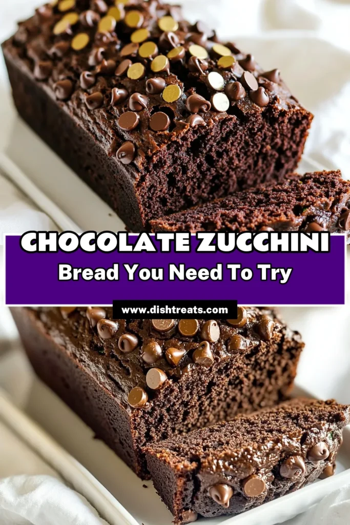 Indulge in the rich flavors of Decadent Double Chocolate Zucchini Bread that is both delicious and a sneaky way to add veggies to your diet! This easy recipe combines moist zucchini with chocolatey goodness and is perfect for any dessert lover. Bake a loaf that the whole family will love! Click through for the full recipe and enjoy your sweet treat today! #ZucchiniBread #ChocolateLovers #BakingRecipes #DessertIdeas