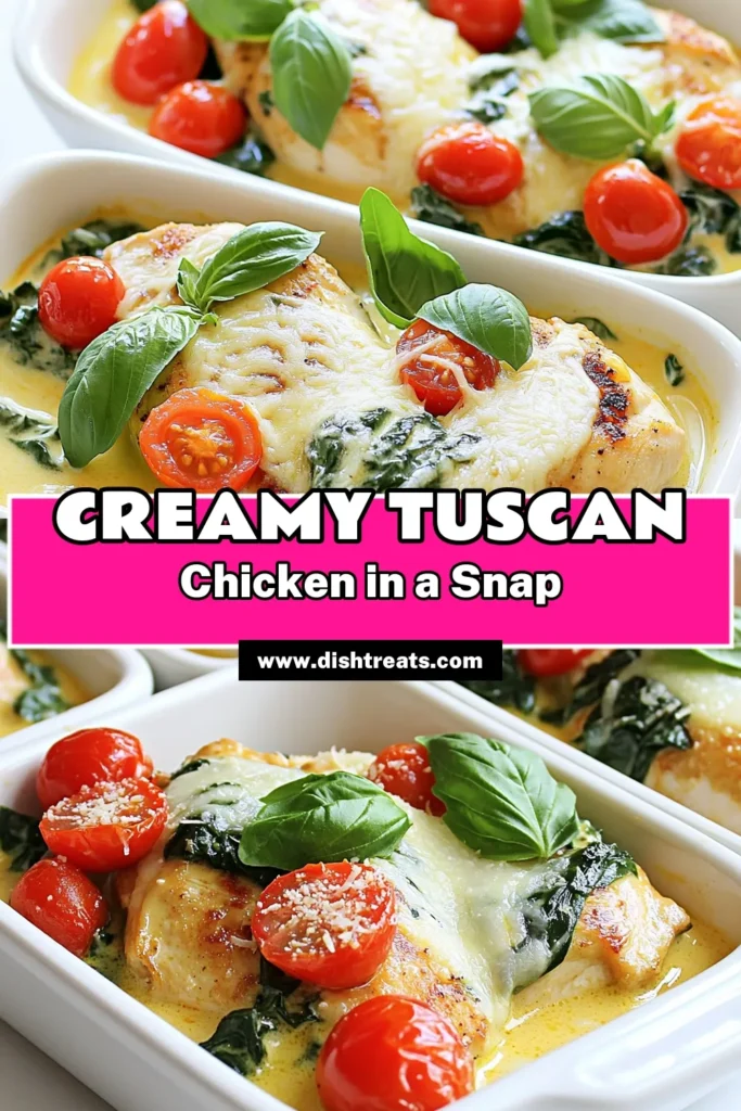 Savor the flavors of Slow Cooker Creamy Tuscan Chicken with this easy recipe! Just layer juicy chicken breasts with cherry tomatoes, spinach, and a rich creamy sauce for a delightful meal that cooks while you relax. Perfect for busy weeknights, this dish is sure to impress! Click through to explore the full recipe and tips for serving. #SlowCookerRecipes #TuscanChicken #EasyDinner #ComfortFood
