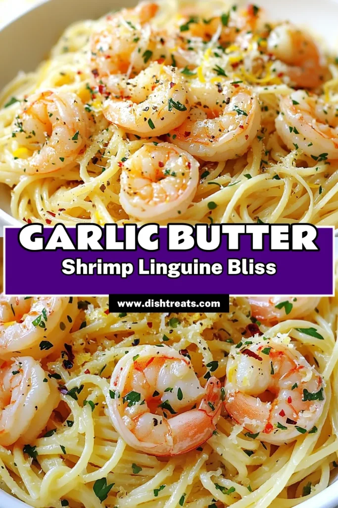 Indulge in this delicious and simple Garlic Butter Shrimp Scampi Linguine! This easy shrimp pasta recipe features perfectly cooked linguine with shrimp coated in a flavorful garlic shrimp sauce. Perfect for a quick weeknight dinner, this Shrimp Scampi Recipe combines rich butter and zesty lemon for a burst of flavor. Try it today, and elevate your pasta game! Save for later! #ShrimpScampi #GarlicButterShrimpScampi #EasyShrimpPasta #GarlicShrimpLinguine