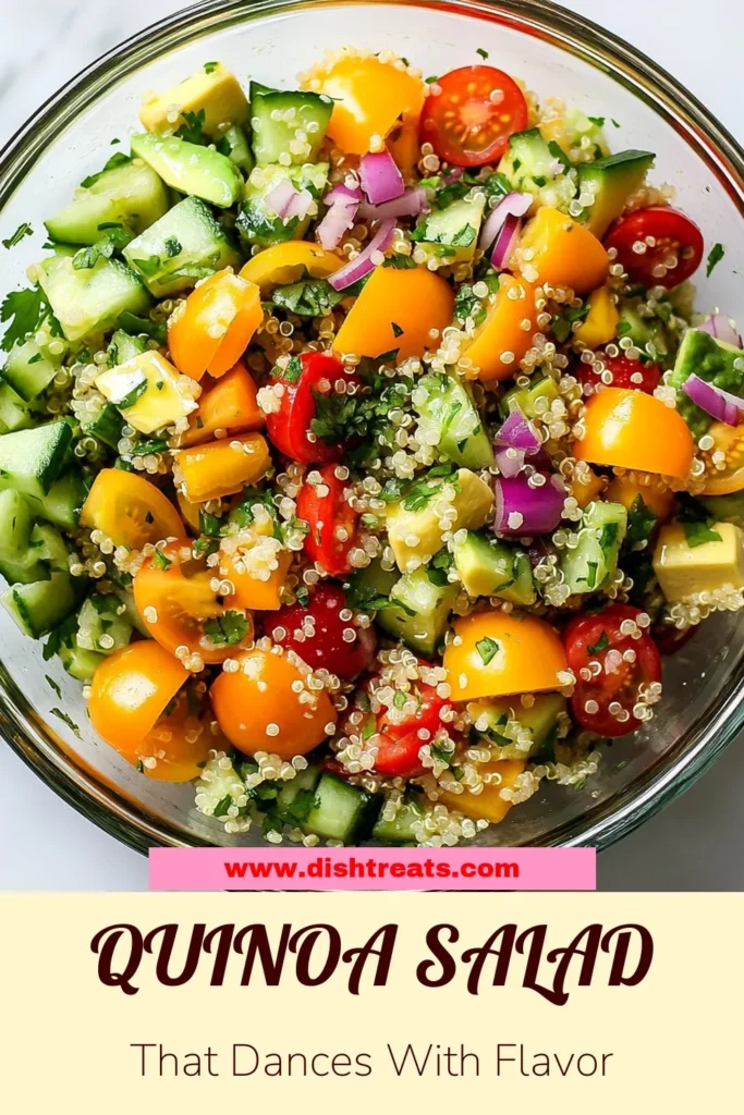 Discover the refreshing and vibrant Cilantro Lime Quinoa Salad, the perfect healthy quinoa salad recipe for any meal. This easy quinoa salad combines fresh cilantro, colorful veggies, and a zesty lime dressing for a delicious dish that’s perfect for summer picnics or meal prep. Enjoy a nutritious boost with every bite! Try it today and elevate your salad game! #CilantroLimeQuinoaSalad #HealthyQuinoa #EasySalad #FreshCilantro
