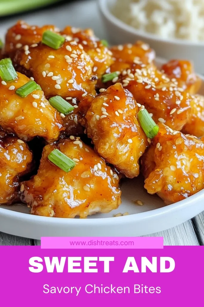 Discover the ultimate Honey Garlic Chicken Bites with this easy sesame chicken recipe that's perfect for any gathering! These delicious Asian chicken bites are coated in a sweet and savory honey garlic sauce that will have everyone coming back for more. Ideal for easy chicken appetizers, this recipe takes just an hour to prepare. Save it now and impress your guests with these flavorful bites! #HoneyGarlicChickenBites #SesameChickenRecipe #EasyChickenAppetizers #AsianChickenBites