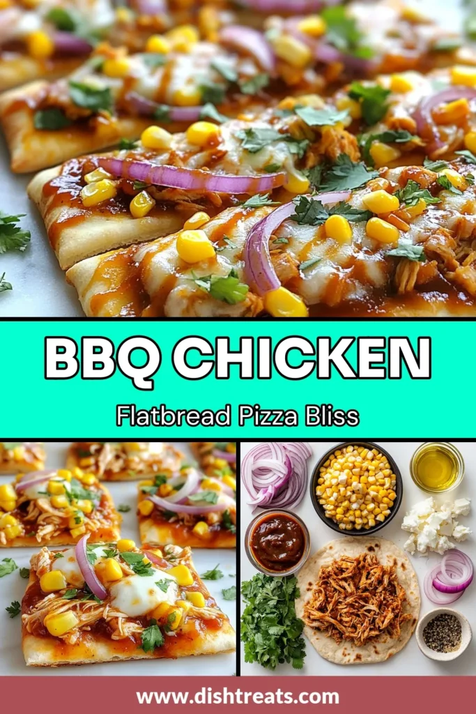 Looking for a delicious weeknight meal? Try this BBQ chicken flatbread pizza recipe for an easy, homemade dinner that’s packed with flavor. With tender chicken, zesty BBQ sauce, and gooey cheese, this easy BBQ chicken pizza is a crowd-pleaser! Perfect for busy evenings, this chicken flatbread recipe takes just 22 minutes. Save this BBQ chicken flatbread pizza for your next cooking adventure! #BBQChickenPizza #FlatbreadPizza #EasyRecipes #HomemadePizza
