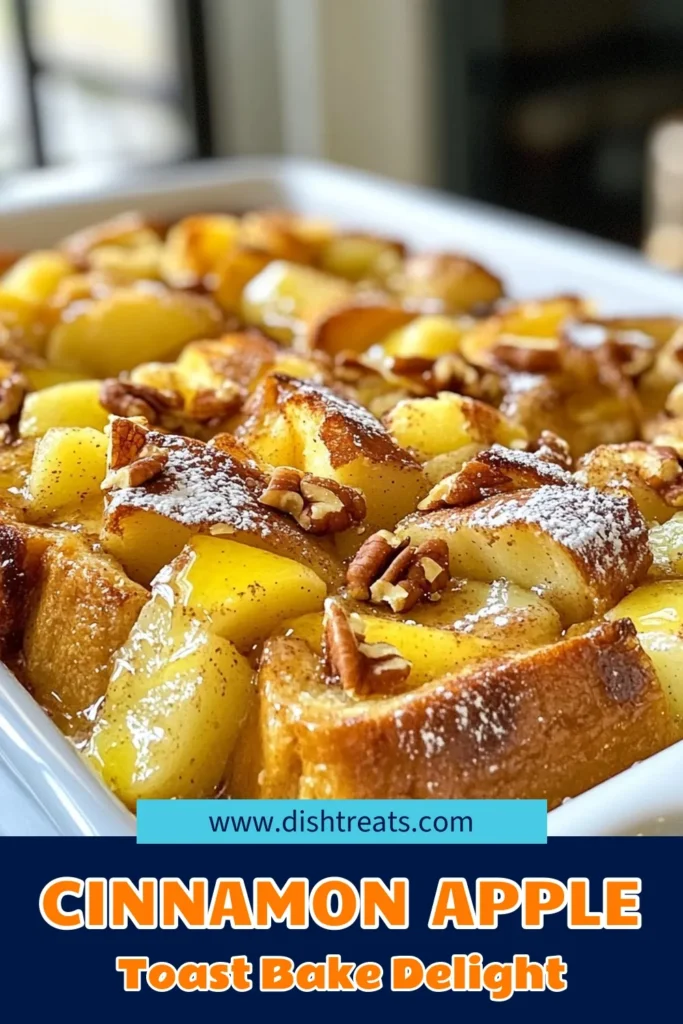 Try this delicious Cinnamon Apple French Toast Bake for an easy, crowd-pleasing breakfast! This Easy French Toast Bake Recipe features layers of hearty French bread, sweet apples, and warm spices, all soaked overnight for maximum flavor. Perfect as a Baked Apple French Toast or Overnight French Toast Casserole, especially drizzled with maple syrup. Your family will love it! Save this Maple Syrup French Toast Bake recipe now and make your mornings special! #FrenchToastBake #BreakfastIdeas #AppleRecipes #OvernightCasserole