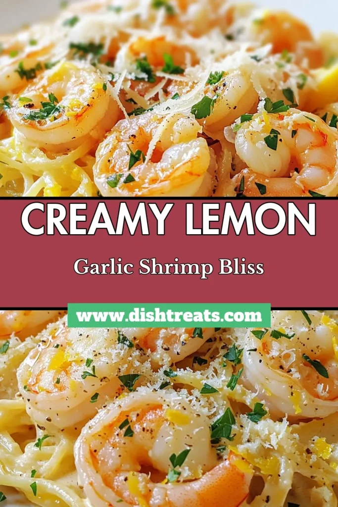 Discover a delicious way to indulge with this creamy lemon garlic shrimp recipe! This easy shrimp recipe combines succulent shrimp with a rich, creamy shrimp sauce, perfect over pasta or rice. Enjoy the zesty flavor of lemon in every bite of this lemon garlic shrimp dish. Ready in just 20 minutes, it's a must-try for your dinner list. Follow for more mouthwatering recipes! #ShrimpPastaRecipe #EasyShrimpRecipes #CreamyLemonGarlicShrimp #CreamyShrimpSauce