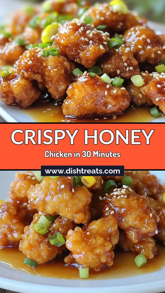 Discover the perfect Crispy Honey Chicken recipe that will take your dinner to the next level! This Honey Chicken with sesame seeds features tender, easy crispy chicken thighs coated in a mouthwatering fried chicken with honey sauce. With the best honey chicken marinade, this dish is sure to impress. Don't miss out—save this recipe for a delicious meal tonight! #CrispyHoneyChicken #EasyRecipes #ChickenDinner #Foodie