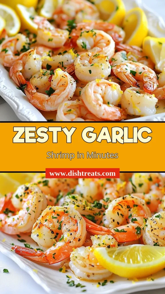 Discover the ultimate zesty shrimp recipe with this Lemon Garlic Roasted Shrimp! Easy to make and bursting with flavor, this roasted shrimp with lemon combines garlic, smoked paprika, and fresh herbs for a delicious dish. Perfect as an appetizer or main course, this shrimp marinade recipe guarantees a delightful dining experience. Try this easy shrimp dish tonight and impress your family! Save this recipe for later! #ShrimpRecipes #SeafoodLovers #DinnerIdeas #HealthyEating