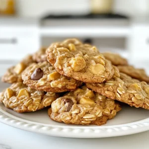To make Peanut Butter Banana Oat Cookies, you need simple ingredients. Here is the list: - Ripe banana - Creamy peanut butter (smooth or crunchy) - Rolled oats (old-fashioned or quick) - Brown sugar (or coconut sugar) - Pure vanilla extract - Baking soda - Sea salt - Optional: Semi-sweet or dark chocolate chips - Optional: Chopped nuts (walnuts or pecans) These ingredients are easy to find. Each one plays a key role in making the cookies tasty and healthy. The ripe banana gives natural sweetness and moisture. The creamy peanut butter adds flavor and richness. Rolled oats provide a chewy texture and healthy fiber. Brown sugar or coconut sugar sweetens the cookies just right. Vanilla extract enhances the flavor, while baking soda helps them rise. Sea salt balances the sweetness. If you love chocolate or nuts, feel free to add them! Chocolate chips bring extra sweetness and fun. Chopped nuts add crunch and depth. You can mix and match these ingredients to suit your taste. Enjoy the process of making these cookies! {{ingredient_image_2}} - Preheat your oven to 350°F (175°C). Line a baking sheet with parchment paper. - In a large bowl, mash the ripe banana until smooth. Add the creamy peanut butter. Mix well until you have a smooth blend. - Next, add the brown sugar, pure vanilla extract, baking soda, and sea salt to the bowl. Stir until everything is well mixed and you see no lumps. - Now, fold in the rolled oats. Use a spatula to ensure they mix evenly. - If you want, add the chocolate chips and chopped nuts. Stir gently until they are well mixed into the batter. - Scoop the cookie batter onto the prepared sheet. Make sure to leave about 2 inches between each cookie to allow for spreading. - Bake the cookies for 10 to 12 minutes. They should turn lightly golden at the edges. - When the cookies are done, take them out of the oven. Let them cool on the baking sheet for about 5 minutes. - After that, move the cookies to a wire rack to cool completely. This will help them firm up for a perfect bite. You can make simple swaps in this recipe. Use coconut sugar instead of brown sugar. Coconut sugar has a lower glycemic index. This means it may help keep your blood sugar stable. You can also try different nut butters. Almond or cashew butter can add unique flavors. They give a nice twist to the taste. The dough's consistency is key. It should be thick but spreadable. If it is too dry, add a bit more peanut butter or banana. For chewy cookies, do not bake them too long. Bake until the edges are light brown. For crispy cookies, leave them in the oven for an extra minute or two. Keep an eye on them to avoid burning. Make your cookies look great on a plate. Use a colorful dish that contrasts with the cookies. You can stack them high for a fun look. Serve them with a tall glass of milk. A scoop of vanilla ice cream next to the cookies is a great touch. The cold ice cream pairs well with warm cookies. Pro Tips Choose Ripe Bananas: The riper the banana, the sweeter and more flavorful your cookies will be. Look for bananas with plenty of brown spots for optimal sweetness. Experiment with Nut Butters: While peanut butter is the star, feel free to substitute with almond or cashew butter for a different flavor profile. Customize Your Add-Ins: Get creative! Add dried fruits like cranberries or raisins for added sweetness and chewiness, or swap chocolate chips for butterscotch chips for a unique twist. Storage Tips: Keep your cookies in an airtight container at room temperature for up to a week, or freeze them for longer storage. Just thaw them at room temperature before enjoying! {{image_4}} You can change the taste of these cookies easily. Adding spices like cinnamon or nutmeg gives a warm flavor. Just a pinch will do! You can also mix in dried fruit or shredded coconut. Dried cranberries or raisins add a lovely sweet chew. Coconut gives a tropical twist that pairs well with peanut butter. If you need gluten-free cookies, use certified gluten-free oats. They cook the same way and taste great! For vegan options, swap brown sugar for coconut sugar to keep it plant-based. You can also choose a vegan-friendly peanut butter. Just check the label to make sure it has no animal products. To keep your cookies fresh at room temperature, place them in an airtight container. Make sure they cool completely before storing. This keeps the moisture inside and prevents them from getting hard. These cookies will last about 3 to 5 days this way. If you live in a warm area, consider refrigeration for a longer shelf life. Just remember to let them sit out for a bit before eating. Cold cookies can be a bit tough! Freezing is a great way to save these cookies for later. To freeze, first let them cool completely. Then, place them in a single layer on a baking sheet. Put the sheet in the freezer for about an hour. Once frozen, transfer the cookies to a freezer-safe bag or container. They can last in the freezer for up to three months. When you want to enjoy them, simply take out the number you need. Let them thaw at room temperature for about 30 minutes. You can also warm them in the oven for a few minutes for that fresh-baked taste. To make these cookies gluten-free, use certified gluten-free oats. Regular oats can contain gluten, which can affect those with allergies or sensitivities. Always check labels to be safe. Gluten-free oats work well and keep the cookies chewy and tasty. Yes, you can use quick oats in this recipe. They will change the texture slightly, making the cookies a bit softer. Rolled oats give a chewier bite, while quick oats blend in more. Both options are tasty, so choose based on your preference. These cookies can last about a week at room temperature. Store them in an airtight container to keep them fresh. If you want to keep them longer, you can freeze them. They freeze well for up to three months. You can substitute brown sugar with coconut sugar for a healthier option. Coconut sugar has a similar taste and works well in this recipe. You can also use white sugar, but it may change the flavor slightly. Ovens can vary, so keep an eye on your cookies as they bake. If your oven runs hot, check them a minute or two earlier. If it’s cooler, they may need a bit longer. Look for lightly golden edges and a firm center as signs they are done. We covered easy steps to make tasty banana peanut butter cookies. You need simple ingredients like ripe bananas, oats, and peanut butter. I shared tips for texture and storage to keep them fresh. You can even try fun variations like adding chocolate chips or nuts. Baking these cookies is quick and fills your kitchen with a yummy smell. Enjoy making this treat, and don’t hesitate to experiment with flavors!