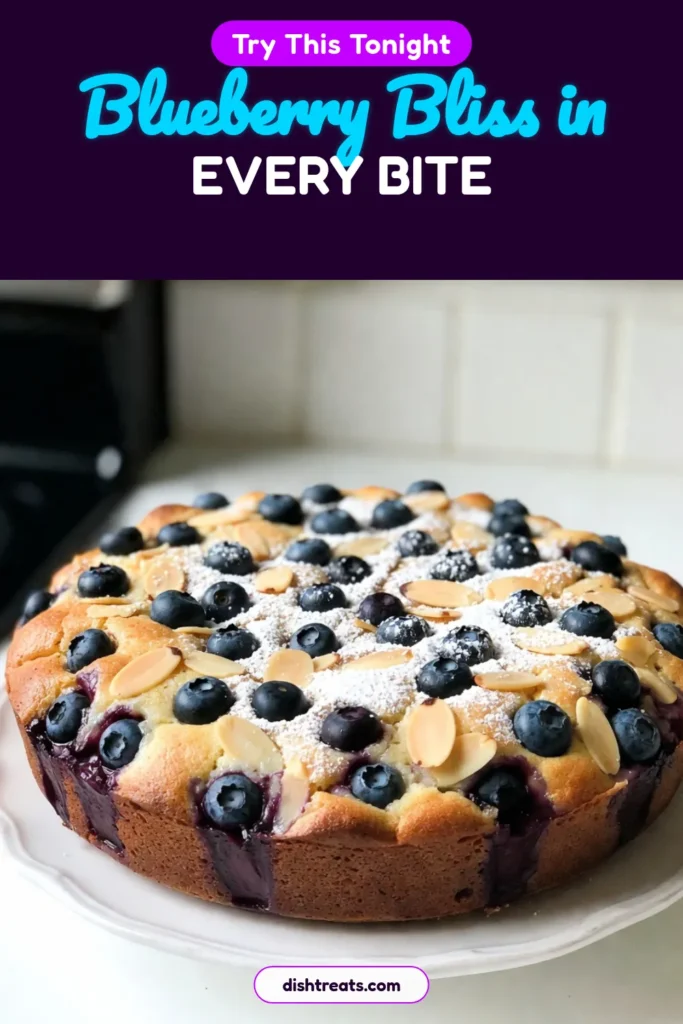 Indulge in this delicious blueberry almond coffee cake that’s perfect for any occasion! This almond flour cake recipe combines fresh blueberries for a delightful burst of flavor in every bite. It's an easy coffee cake to make from scratch and a must-try in your collection of blueberry dessert recipes. Enjoy homemade blueberry cake with your favorite drink. Save this recipe for your next baking adventure! #BlueberryDessert #CoffeeCake #BakingIdeas #BlueberryAlmondCake