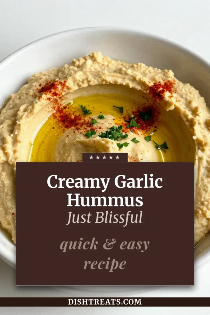 Discover the ultimate creamy roasted garlic hummus recipe that transforms simple ingredients into a delightful homemade hummus with tahini. This easy hummus dip is not only delicious but also a perfect vegetarian appetizer for any gathering. Whether you're hosting a party or just want a healthy snack, this roasted garlic hummus will impress everyone. Save and enjoy the bliss! #RoastedGarlicHummus #VegetarianAppetizers #EasyHummusDip #HomemadeHummus