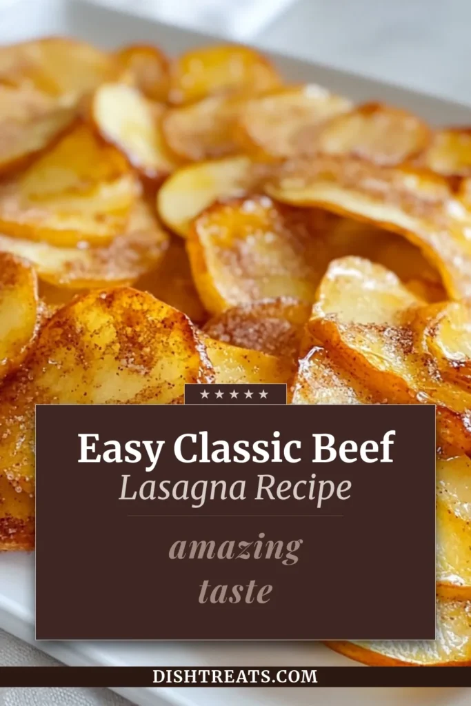 Looking for a healthy snack? Try these delicious cinnamon sugar apple chips! This homemade apple chips recipe is easy to follow, using just apples, cinnamon, sugar, and a dash of lemon juice. Bake your dehydrated apple slices for a crunchy treat that’s perfect for any occasion. Enjoy baked cinnamon apple chips as a guilt-free snack or topping. Save this recipe to make your own healthy apple snacks today! #AppleChips #HealthySnacks #Homemade #CinnamonSugar