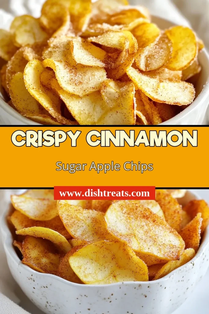 Discover the joy of making your own cinnamon sugar apple chips with this easy homemade apple chips recipe. Perfectly baked for a healthy snack idea, these crispy apple snacks are a delightful way to enjoy your favorite fruits. With just a few simple ingredients, you can create a delicious treat that's both nutritious and satisfying. Try it today! #CinnamonSugarAppleChips #HealthySnackIdeas #BakedAppleChips #CrispyAppleSnacks