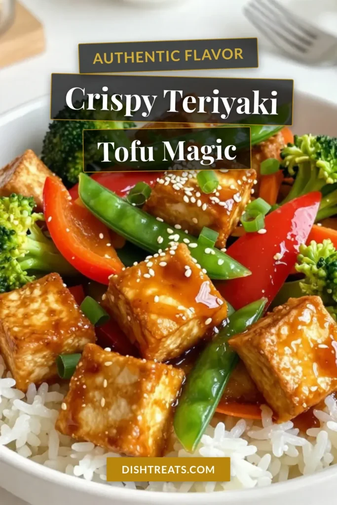Looking for a delicious and healthy weeknight dinner? Try this Teriyaki Tofu Stir Fry! This vegan stir fry recipe features crispy tofu, vibrant veggies, and a flavorful teriyaki sauce that’s easy to whip up in just 30 minutes. Perfect for meal prep or a quick weeknight meal, this plant-based stir fry is a must-try. Save this recipe for healthy tofu recipes that everyone will love! #TeriyakiTofuStirFry #VeganStirFry #PlantBased #HealthyRecipes