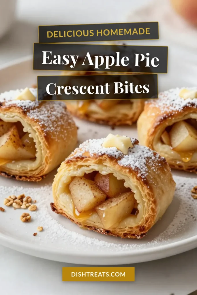 Indulge in the deliciousness of Apple Pie Crescent Rolls! This easy apple dessert recipe features baked apple bites that are perfect for satisfying your sweet tooth. With just a few ingredients, you can create cinnamon apple snacks that everyone will love. These quick crescent roll desserts are ideal for gatherings or a cozy night in. Don't miss out on this simple treat—save this recipe for later! #ApplePieCrescentRolls #EasyAppleDessert #BakedAppleBites #CinnamonAppleSnacks