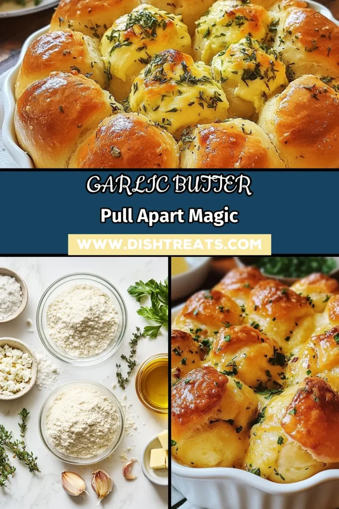Indulge in this easy herbed garlic bread recipe with our delicious pull apart bread that's perfect for any gathering! This homemade garlic bread is filled with herbed garlic goodness and gooey mozzarella cheese, making it a cheesy pull apart bread everyone will love. Impress your guests with this delightful appetizer! Try it today and savor every bite! #GarlicBread #PullApartBread #CheesyBread #HomemadeBread