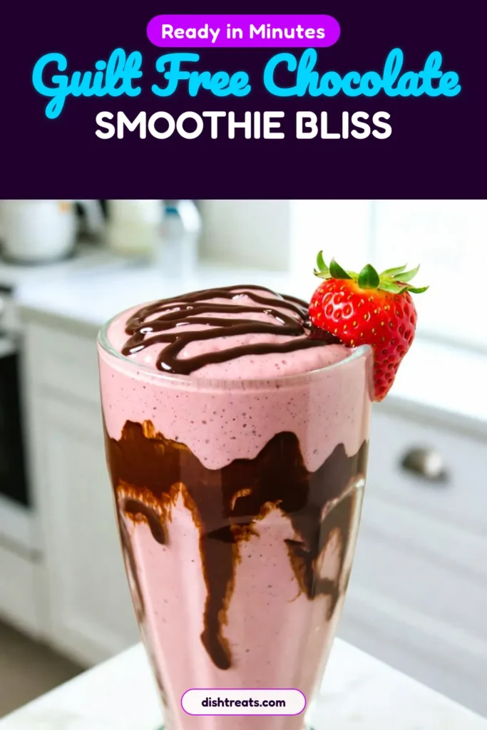 Indulge in a deliciously healthy chocolate covered strawberry smoothie packed with fresh strawberries, a ripe banana, and creamy Greek yogurt. This easy chocolate smoothie recipe is a nutritious treat that blends effortlessly into your day. Perfect for breakfast or a snack, this healthy strawberry smoothie will satisfy your cravings without the guilt. Get the full banana chocolate smoothie recipe and enjoy a refreshing drink today! #SmoothieRecipe #HealthyEating #ChocolateSmoothie #StrawberryDelight