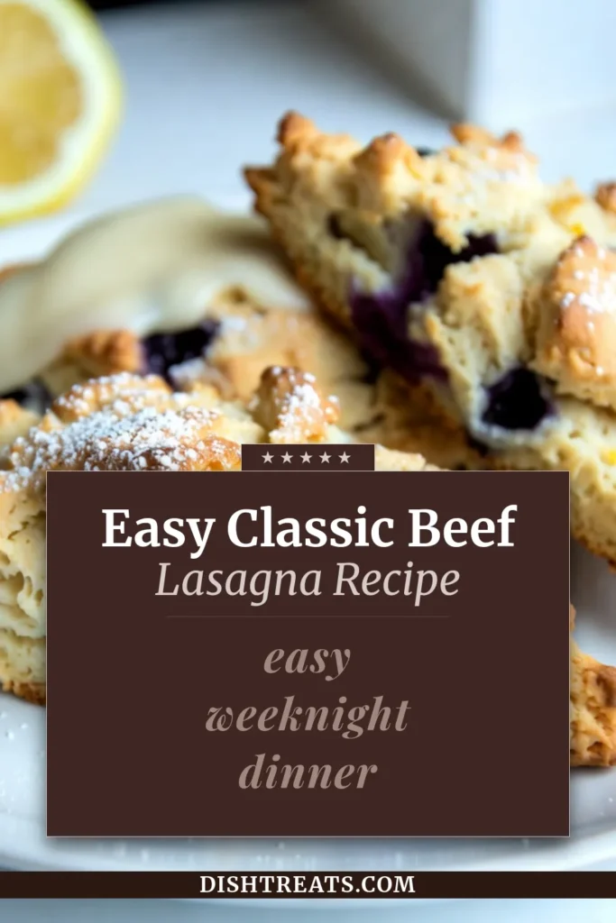 Indulge in these delicious blueberry lemon scones, a perfect combination of sweet and tangy! This easy scone recipe makes homemade scones in just 35 minutes. Baking with blueberries and vibrant lemon will fill your kitchen with a delightful aroma. Elevate your morning with these tasty lemon flavored pastries. Save this recipe for your next baking adventure and impress your friends! #BlueberryLemonScones #EasySconeRecipe #BakingWithBlueberries #LemonPastries