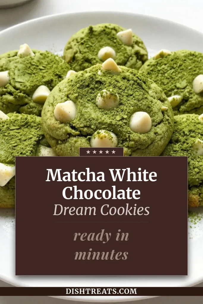 Indulge in these delicious matcha white chocolate cookies that blend the rich flavors of matcha and creamy white chocolate! This easy matcha cookie recipe is perfect for any occasion, satisfying cravings for unique matcha desserts. Bake homemade cookies with matcha that are soft, chewy, and a delightful treat for family and friends. Try this white chocolate cookie recipe today and make every bite memorable! Save for later! #MatchaCookies #WhiteChocolateDesserts #HomemadeCookies #BakingIdeas