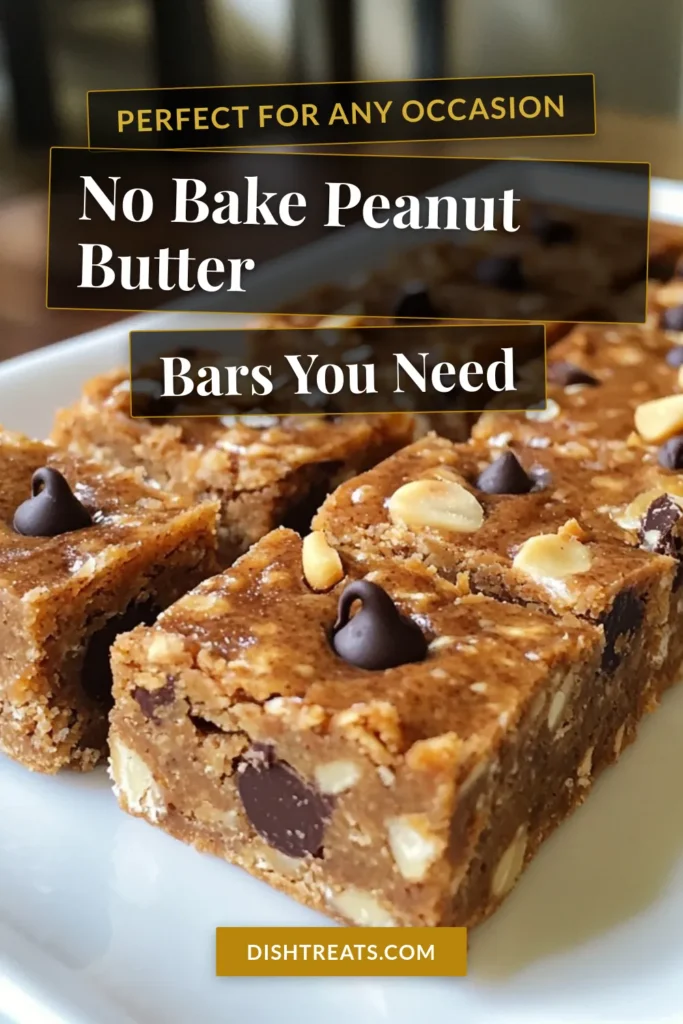 Looking for a quick and nutritious snack? Try these Peanut Butter Chocolate Chip Energy Bars! Packed with oats, natural peanut butter, and dark chocolate, this healthy energy bars recipe is perfect for a boost on-the-go. These no-bake peanut butter bars are easy to make and deliciously satisfying. Save this recipe for homemade energy bars and enjoy anytime! #PeanutButterEnergyBars #ChocolateChipSnackBars #HealthySnacks #EnergyBarsRecipe