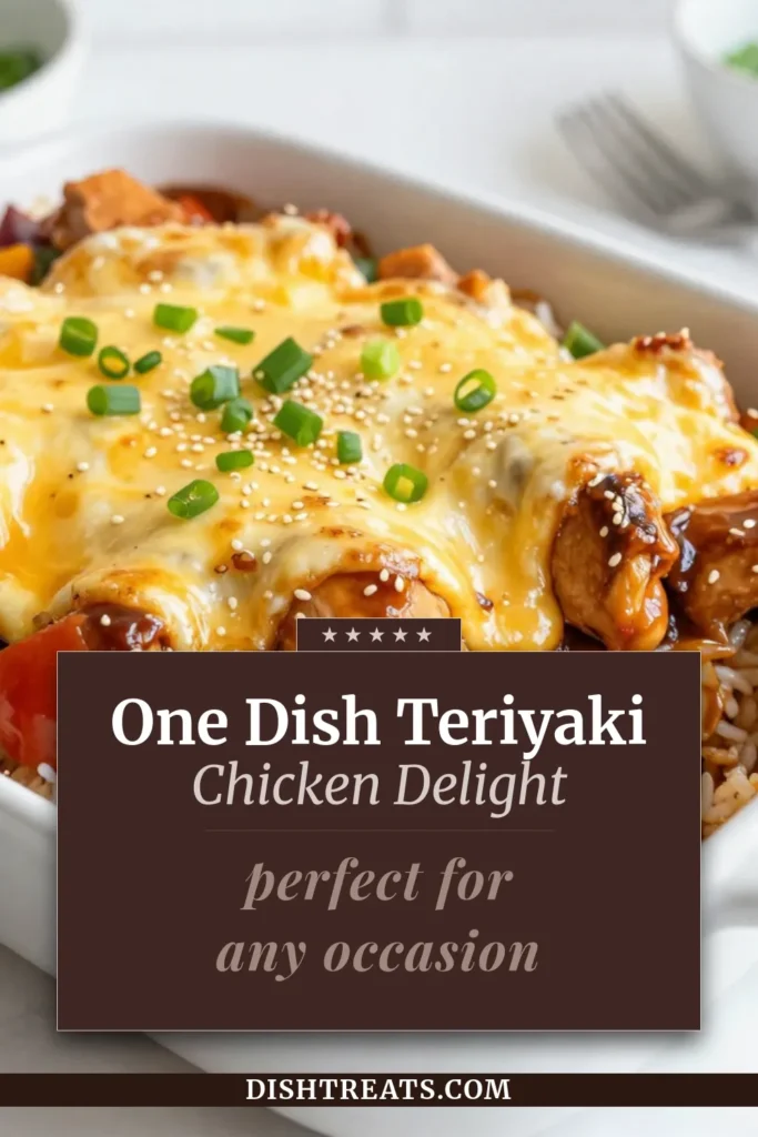 Discover the delight of Teriyaki Chicken Casserole with this simple chicken rice casserole recipe! Featuring juicy diced chicken thighs, vibrant frozen vegetables, and fluffy jasmine rice, this easy teriyaki chicken dish is a hit at any dinner table. Bake it to cheesy perfection for a comforting meal that everyone will love. Save this recipe for your next family dinner! #TeriyakiChickenCasserole #ChickenRiceCasserole #EasyTeriyakiChicken #BakedChickenCasserole