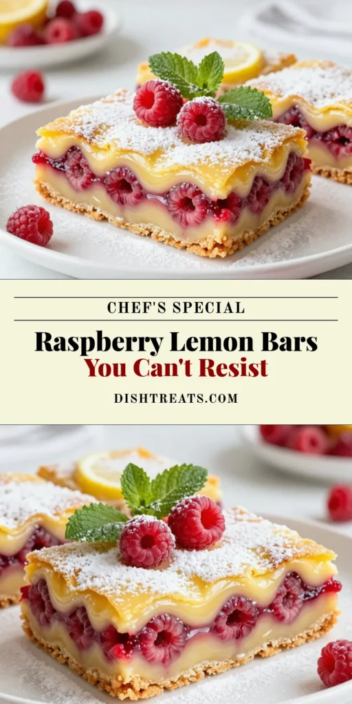 Indulge in these delightful Raspberry Swirl Lemon Bars, a perfect lemon swirl dessert that combines zingy lemon and sweet raspberry flavors. This easy lemon bars recipe is ideal for any occasion, providing a homemade treat that’s sure to impress. Discover how to create this irresistible raspberry dessert recipe that’s perfect for summer gatherings. Don’t forget to save this recipe for later! #RaspberryLemonBars #LemonSwirlDessert #EasyLemonBars #RaspberryDessertRecipe