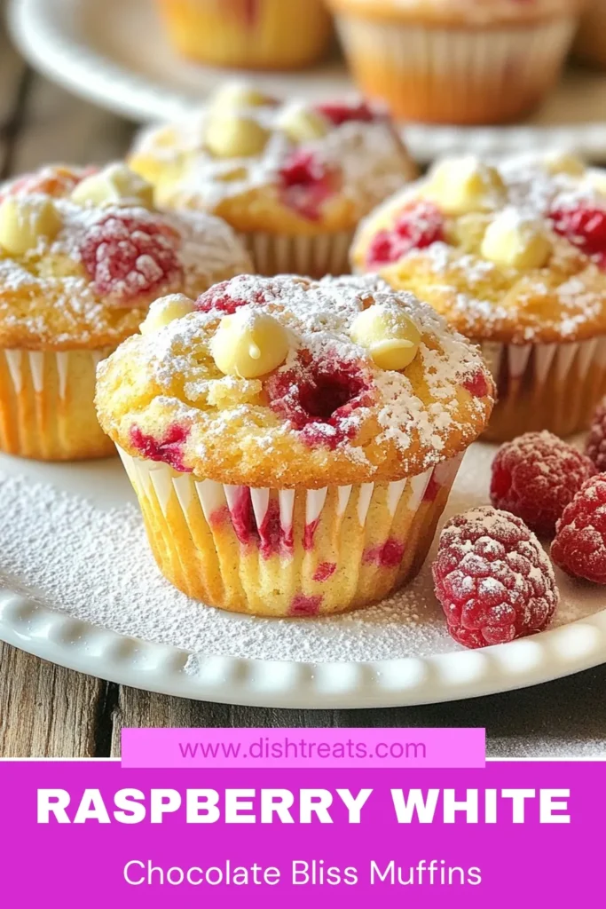 Looking for an irresistible treat? Try these Raspberry White Chocolate Muffins! These easy muffin recipes combine fresh raspberries and white chocolate chips for a delightful homemade dessert. Perfect for breakfast or a sweet snack, you'll love the fluffy texture and fruity taste. Enjoy making these white chocolate chip muffins today! Save this recipe for a fresh raspberry dessert your family will adore! #MuffinRecipes #BakingIdeas #RaspberryDesserts #HomemadeMuffins
