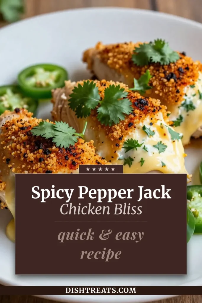 Discover the mouthwatering Pepper Jack Chicken Recipe featuring juicy, Cream Cheese Stuffed Chicken that will spice up your weeknight dinner! This Easy Chicken Recipe combines boneless chicken breasts with pepper jack cheese and jalapeño for a delightful Spicy Chicken Dinner any time of the week. Perfectly seared and baked to perfection, it's a dish your family will love. Don't wait—try this delicious, stuffed chicken breast recipe tonight! #ChickenRecipes #StuffedChicken #SpicyDinner #EasyDinners