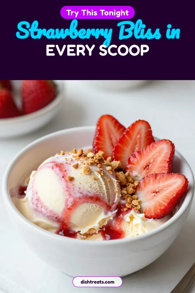 Indulge in the creamy goodness of Strawberry Cheesecake Ice Cream, a perfect summer dessert! This no churn strawberry ice cream combines the flavors of fresh strawberries and cream cheese for a homemade treat everyone will love. Easy to make, this cream cheese ice cream recipe is a delightful addition to any gathering. Enjoy a scoop today and make your summer sweeter! Save this recipe! #StrawberryCheesecakeIceCream #NoChurnIceCream #SummerDessert #HomemadeIceCream