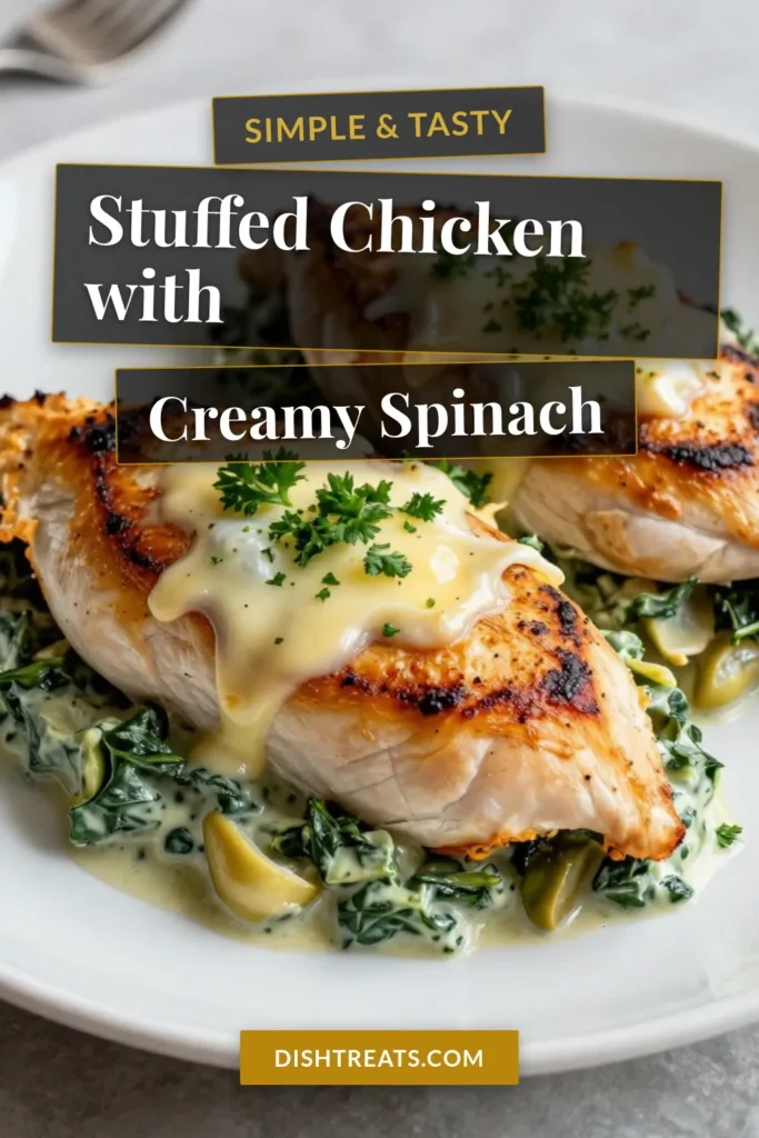 Discover a delicious twist on dinner with this creamy spinach artichoke chicken! This easy stuffed chicken recipe combines tender chicken breasts with a rich spinach and artichoke dip filling, making it a standout healthy chicken dish. Perfect for busy weeknights, this dish not only satisfies your taste buds but also impresses at the dinner table. Give this creamy spinach artichoke stuffed chicken a try tonight! #StuffedChicken #EasyDinnerRecipes #HealthyChickenDishes #SpinachArtichokeDipChicken