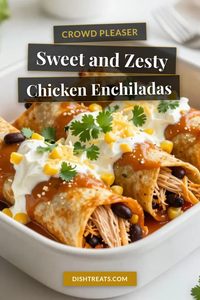 Discover the ultimate comfort food with these delicious Honey Lime Chicken Enchiladas. This easy enchilada recipe features shredded chicken enchiladas, all wrapped in soft corn tortillas and smothered in creamy queso fresco. Perfect for a family dinner or a cozy night in, these Mexican comfort food favorites are sure to impress! Try this recipe today and savor the flavors. Save it for later! #Enchiladas #MexicanFood #EasyRecipes #ComfortFood