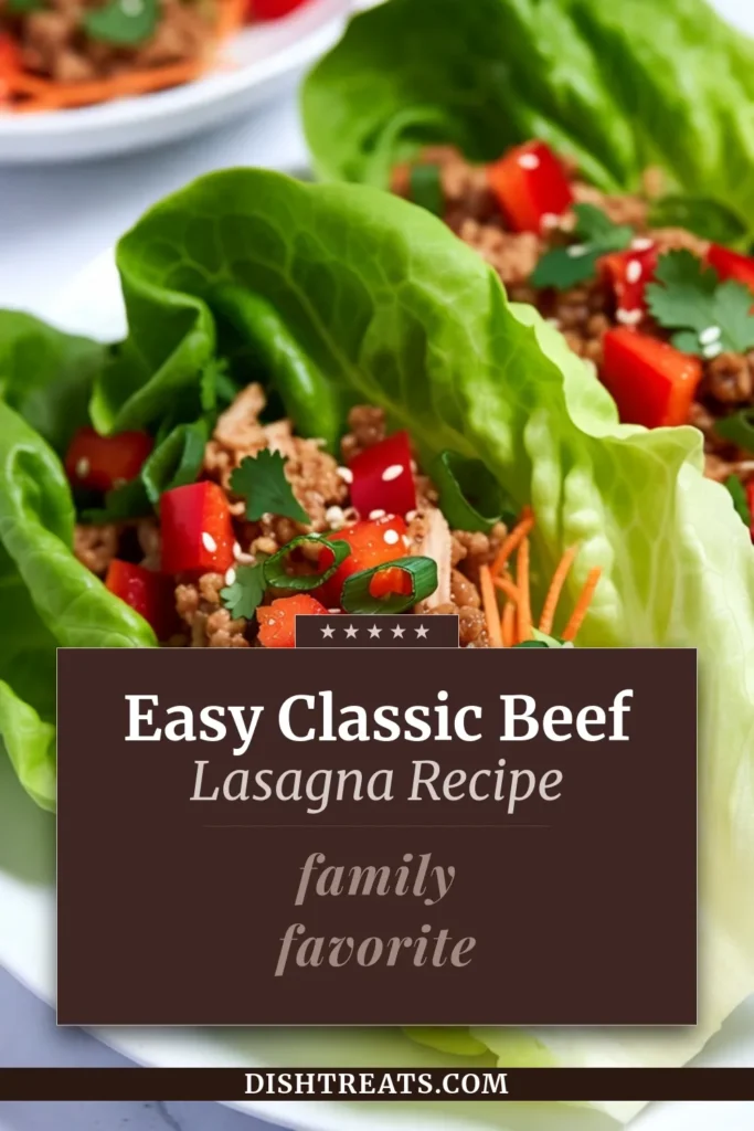 Looking for a deliciously healthy meal? Try these Ginger Lime Chicken Lettuce Wraps! This Lettuce Wrap Recipe features ground chicken cooked with fresh ginger, garlic, and lime for a zesty flavor. Perfect for those craving Asian-inspired Lettuce Wraps and ground chicken dishes that are both tasty and nutritious. Enjoy these Healthy Chicken Wraps with optional toppings for added crunch. Save this recipe for your next meal! #HealthyEating #GroundChicken #LettuceWraps #AsianCuisine