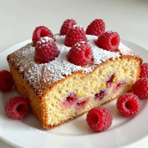To make a delicious lemon raspberry pound cake, you need a few simple ingredients. Here’s what you will need: - 1 cup unsalted butter, softened - 2 cups granulated sugar - 4 large eggs - 3 cups all-purpose flour - 1 teaspoon baking powder - 1/2 teaspoon salt - 1 cup whole milk - 2 tablespoons lemon zest - 1/4 cup lemon juice - 1 cup fresh raspberries - 1 teaspoon vanilla extract - Optional garnish: powdered sugar, mint, extra raspberries Each ingredient plays an important role. The butter gives richness, while the sugar adds sweetness. Eggs help bind everything together and make the cake fluffy. Flour provides structure, and baking powder helps it rise. The salt brings out the flavors. Whole milk adds moisture, and lemon zest and juice infuse a bright, tangy taste. Fresh raspberries add a burst of flavor and color. For a lovely finish, you can garnish the cake with powdered sugar, mint, and extra raspberries. This not only looks nice but also enhances the flavor. You can find everything you need at your local grocery store. Enjoy the process and get ready for a tasty treat! {{ingredient_image_2}} Start by preheating your oven to 350°F (175°C). Grab a 9x5 inch loaf pan. Grease it well with soft butter. After that, dust it with flour. This helps the cake come out easily. As an option, you can line the bottom with parchment paper. This makes it even easier to remove the cake later. In a large bowl, take your softened butter and granulated sugar. Use a hand mixer or stand mixer. Beat them together on medium speed. You want this mixture to be light and fluffy. This process usually takes about 3 to 5 minutes. It’s key for a soft cake. Now, add your large eggs to the bowl one at a time. Beat well after each egg. This helps create a smooth mix. Next, mix in the lemon zest and pure vanilla extract. Make sure these flavors spread evenly throughout the batter. Using room temperature eggs helps with this step. In a separate bowl, whisk together the all-purpose flour, baking powder, and salt. Whisking helps to combine these dry items well. It also adds air, which makes the cake lighter. Make sure there are no lumps in the dry mix. Now it’s time to mix the wet and dry items. Gradually add the dry mix to the wet mix. Alternate this with the warmed whole milk. Start and end with the dry ingredients. Mix gently to combine everything. Be careful not to overmix, as this can make the cake dense. After that, you can fold in the freshly squeezed lemon juice and raspberries. Use a spatula to do this gently. The goal is to keep the raspberries whole. If you mash them too much, you lose their shape and texture. Pour the batter into your prepared loaf pan. Smooth the top with a spatula. Place the pan in your preheated oven. Bake for 60 to 70 minutes. You’ll know it’s done when a toothpick comes out clean or with a few moist crumbs. After baking, let the cake cool in the pan for about 10 minutes. Carefully transfer it to a wire rack to cool completely. To keep your lemon raspberry pound cake moist, avoid overmixing the batter. Overmixing can lead to a tough cake. Also, don’t skip the eggs or the milk. They add moisture that helps the cake stay soft. Finally, always measure your ingredients carefully. Too much flour can dry out the cake. Consider adding a splash of almond extract for a rich flavor. You can also mix in a little lime zest for a fun twist. If you want a sweeter touch, a hint of coconut extract can elevate the cake's taste. Experimenting with these flavors can make your cake unique and exciting. For a beautiful finish, dust the top with powdered sugar. Add fresh raspberries around the cake for color and charm. A sprig of mint can add a touch of green that makes it pop. Presentation matters, so take time to arrange your garnishes neatly. Pro Tips Room Temperature Ingredients: Ensure your eggs and butter are at room temperature before mixing. This helps create a smoother batter and a lighter cake. Gentle Mixing: When combining the wet and dry ingredients, mix gently to avoid overdeveloping the gluten, which can make the cake dense. Raspberry Care: When folding in the raspberries, use a spatula and fold gently to keep them intact and avoid turning the batter pink. Cooling Time: Allow the cake to cool in the pan for a short time before transferring to a wire rack. This helps the cake set properly and makes it easier to remove without breaking. {{image_4}} You can easily make this cake gluten-free. Use a gluten-free flour blend instead of all-purpose flour. Look for blends that have xanthan gum. This gum helps to hold the cake together. Make sure to check the blend's instructions, as some may need extra liquid. While raspberries shine in this cake, you can swap them out. Try blueberries or blackberries for a new twist. You can also mix in citrus like orange or lime zest. These fruits add fresh flavors and keep the cake bright and tasty. If you want smaller portions, use mini loaf pans. Fill them about two-thirds full with batter. Bake these mini cakes for 25-30 minutes. Check them with a toothpick to see if they are done. These smaller cakes are perfect for sharing or gifting. Store your leftover cake in an airtight container. This helps keep it moist. You can also wrap it tightly in plastic wrap. Place the cake in a cool, dry spot. If you have a large piece, cut it into slices. This makes it easier to store and serve. To freeze your lemon raspberry pound cake, wrap it well. Use plastic wrap first, then aluminum foil. This helps prevent freezer burn. Label the package with the date. To thaw, place the cake in the fridge overnight. You can also leave it at room temperature for a few hours. This keeps it soft and tasty. Your pound cake stays fresh for about 3 to 5 days at room temperature. If you store it in the fridge, it lasts about a week. However, freezing extends its life up to three months. Always check for any signs of spoilage before eating. Enjoy your treats while they are still at their best! Yes, you can use frozen raspberries in your pound cake. Here are some tips: - Thaw them first to avoid too much moisture in the batter. - Gently fold them in at the end, just like fresh berries. - Reduce baking time slightly, as frozen berries can cool the batter. Frozen raspberries can work well and still taste great! To check if your cake is done, look for these signs: - A golden top that feels firm to touch. - A toothpick inserted in the center comes out clean or with a few crumbs. - The sides of the cake should pull away from the pan. If you see these signs, your cake is ready to cool! A sinking cake can happen for a few reasons. Here are some common causes: - Overmixing the batter can add too much air. - Too much liquid can cause the center to sink. - Not baking long enough can lead to a collapse. Prevent this by mixing gently and checking your oven’s temperature. You’ve learned how to make a delicious lemon raspberry pound cake. We covered each ingredient, preparation step, and important tips. You now know how to make this cake moist and add your own twist. Remember, using fresh ingredients really boosts flavor. Enjoy baking, and share your tasty results! Your friends and family will love it.
