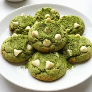 - 1 ½ cups all-purpose flour - 2 tablespoons culinary-grade matcha powder - ½ teaspoon baking soda - ¼ teaspoon fine sea salt - ½ cup unsalted butter, softened to room temperature - 1 cup brown sugar, tightly packed - 1 large egg, at room temperature - 1 teaspoon pure vanilla extract - 1 cup white chocolate chips - ¼ cup chopped macadamia nuts (optional for added crunch) Choosing high-quality ingredients makes a big difference. Use culinary-grade matcha powder for the best flavor. This type of matcha is bright green and has a sweet taste. Avoid lower grades, as they may taste bitter. Fresh white chocolate chips enhance the cookies’ creaminess. Always select chips with real cocoa butter. You can mix up the flavors by using different types of chocolate. Dark chocolate or semi-sweet chocolate can add depth. If you want a nutty crunch, try walnuts or pecans instead of macadamia nuts. For a dairy-free version, use vegan butter and dairy-free chocolate chips. {{ingredient_image_2}} Start by preheating your oven to 350°F (175°C). This temperature is perfect for baking cookies. Next, grab a baking sheet and line it with parchment paper. This step helps prevent sticking and makes cleanup easy. In a medium bowl, mix together the dry ingredients. Combine 1 ½ cups of all-purpose flour, 2 tablespoons of culinary-grade matcha powder, ½ teaspoon of baking soda, and ¼ teaspoon of fine sea salt. Whisk them until they blend well. This mix gives your cookies their unique taste and color. In a large bowl, cream ½ cup of softened unsalted butter with 1 cup of tightly packed brown sugar. Use a hand mixer or stand mixer to beat them together until light and fluffy. This should take about 2-3 minutes. Then, crack in 1 large egg and add 1 teaspoon of pure vanilla extract. Whisk until everything is smooth. Gradually add your dry mix to the wet ingredients. Stir gently with a spatula or wooden spoon until just combined. Be careful not to over-mix. Now, fold in 1 cup of white chocolate chips and, if you like, ¼ cup of chopped macadamia nuts. This step adds sweetness and crunch. Using a tablespoon or cookie scoop, portion out the dough. Roll each piece into a ball and place them on the prepared baking sheet. Leave about 2 inches of space between each ball. Bake in your preheated oven for 10-12 minutes. The edges should be lightly golden while the centers stay soft. After baking, let the cookies cool on the baking sheet for 5 minutes before moving them to a wire rack. This helps them firm up and keeps them delicious. To get the best cookie texture, remember a few key points. First, don’t over-mix the dough. Mix until just combined. Over-mixing can make your cookies tough. Next, use softened butter. Softened butter mixes well and helps create a fluffy texture. Make sure your ingredients are at room temperature. This helps everything blend smoothly. Lastly, let the dough rest for about 10 to 15 minutes before baking. This allows flavors to meld and results in chewier cookies. Cooling your cookies properly is key to their flavor. After baking, let them sit on the baking sheet for about 5 minutes. This helps set the shape. Then, transfer them to a wire rack. The air circulation around the cookies cools them evenly. If you leave them on the sheet too long, they can become soggy. For best flavor, enjoy them slightly warm. The white chocolate chips will be melty and delicious! To keep your cookies fresh, store them in an airtight container. This prevents air from making them stale. You can also add a slice of bread. The bread helps maintain moisture. For longer storage, freeze the cookies in a freezer bag. They can last up to three months. When ready to eat, thaw them at room temperature. This way, your Matcha White Chocolate Cookies will taste just as good as fresh! Pro Tips Use High-Quality Matcha: The flavor and color of your cookies will greatly depend on the quality of matcha used. Opt for culinary-grade matcha for the best results. Chill the Dough: For thicker cookies, refrigerate the cookie dough for at least 30 minutes before baking. This helps prevent spreading and results in a chewier texture. Experiment with Mix-Ins: Feel free to customize your cookies by adding different mix-ins like crushed pistachios or dried cranberries for added flavor and texture. Storage Tips: Store cookies in an airtight container at room temperature for up to a week. For longer freshness, freeze them in a sealed bag, and thaw as needed. {{image_4}} You can change the flavor by adding nuts. Walnuts give a rich taste, while pecans add a sweet crunch. Just chop them up and mix them in with the white chocolate chips. About ¼ cup of nuts is a good amount. This change makes each bite different and fun. Spices can bring new layers to your cookies. A pinch of cinnamon adds warmth, while white pepper gives a subtle kick. Start with a small amount, like ¼ teaspoon, and taste as you go. You can always add more, but it’s hard to take it out once mixed in! If you want vegan cookies, replace the egg with a flax egg. Just mix 1 tablespoon of ground flaxseed with 2.5 tablespoons of water. Let it sit until it thickens. For a gluten-free option, swap the all-purpose flour for a gluten-free blend. Make sure your matcha is also gluten-free. These changes let everyone enjoy these tasty treats. To keep your Matcha White Chocolate Cookies fresh, use airtight containers. This keeps moisture out and maintains the cookie's softness. I recommend stacking the cookies gently to avoid breakage. If you have more than one type of cookie, label each container to avoid mix-ups. You can freeze both baked cookies and dough. For baked cookies, let them cool completely. Then, place them in a single layer on a baking sheet to freeze for one hour. After that, transfer them to a freezer bag. For dough, scoop and roll it into balls first. Place the balls on a baking sheet to freeze, then store them in a bag. This way, you can bake fresh cookies any time. These cookies stay fresh for about a week at room temperature. If you freeze them, they can last up to three months. Just remember to thaw them in the fridge overnight before baking, if using dough. Enjoy them warm for the best taste! Yes, you can make these cookies without eggs. Use a substitute like applesauce or flaxseed meal. For applesauce, use 1/4 cup per egg. For flaxseed, mix 1 tablespoon with 2.5 tablespoons of water. Let it sit for a few minutes to thicken. Both options help bind the dough. If you can't find matcha powder, you can use green tea powder. However, it may change the taste a bit. You can also use powdered spirulina for a different flavor and color. Just keep in mind that the cookies will taste different. Check the edges of the cookies. They should be lightly golden. The centers might look a bit soft. This is okay! They will firm up as they cool. If you touch the top gently, it should spring back. Yes, you can find pre-made Matcha White Chocolate Cookies at some specialty stores and online. Look in health food shops or bakeries that focus on unique flavors. However, nothing beats the taste of fresh, homemade cookies! We've explored the key elements of making Matcha White Chocolate Cookies. You learned about ingredient quality, step-by-step instructions, and how to achieve the best texture. We also discussed variations and storage tips to keep your cookies fresh. Remember, using the right ingredients makes a big difference. Don’t hesitate to experiment with substitutes and flavors to make this recipe your own. Happy baking!